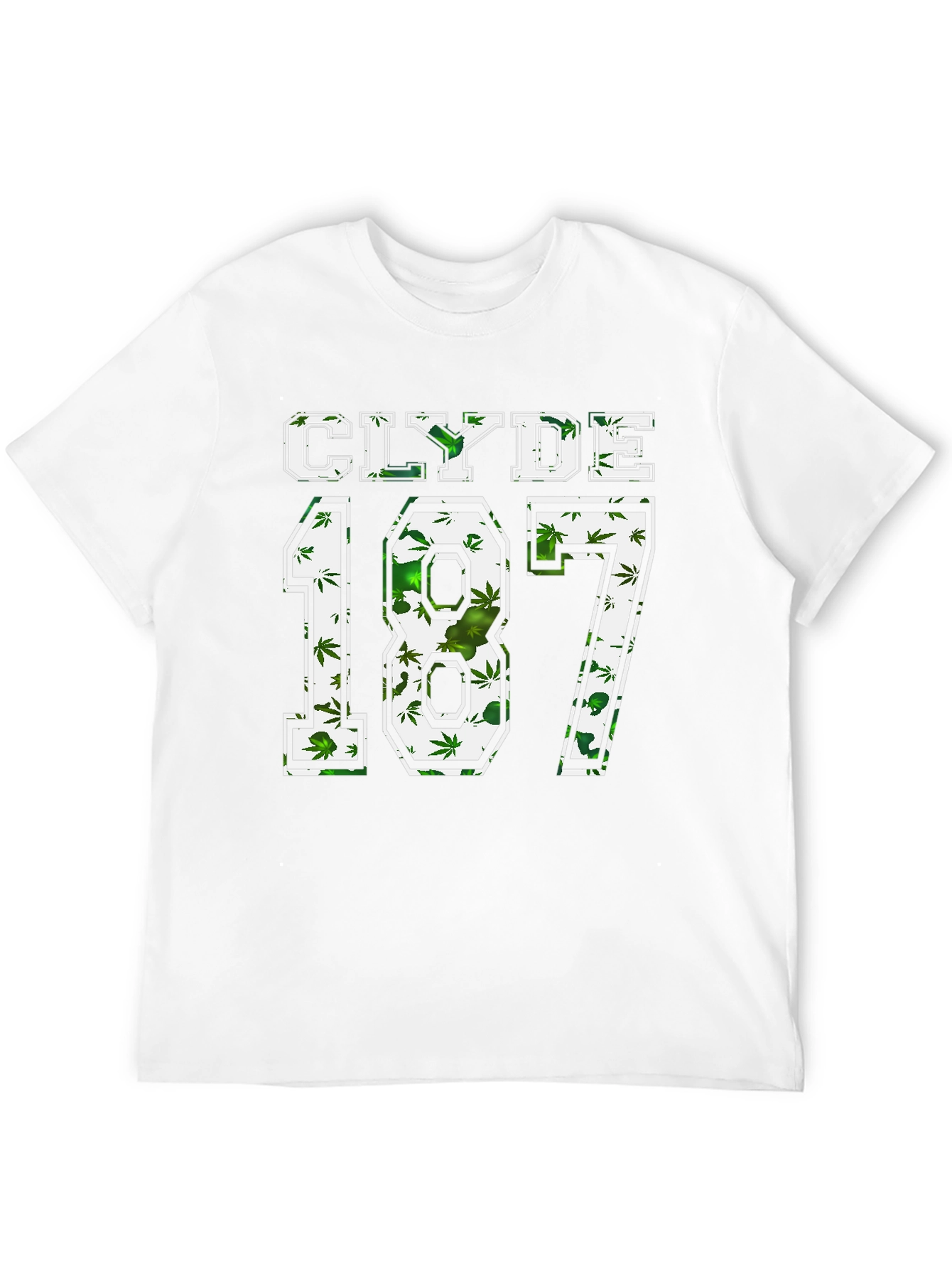 Clyde 187 Graphic T-Shirt Black Cotton Blend Tee