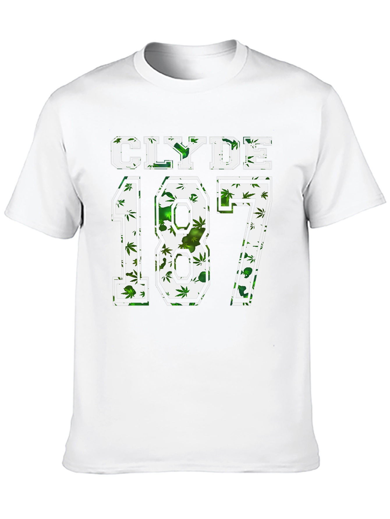 Clyde 187 Graphic T-Shirt Black Cotton Blend Tee