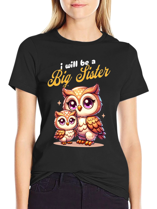 Big Sister Owl T-Shirt