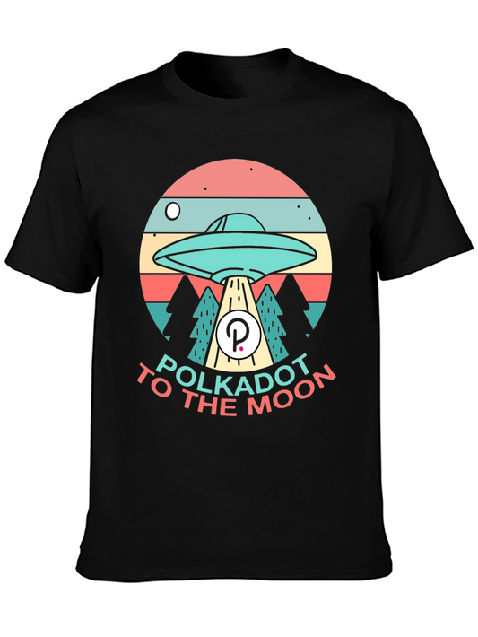Polkadot to the Moon T-Shirt - Crypto UFO Tee