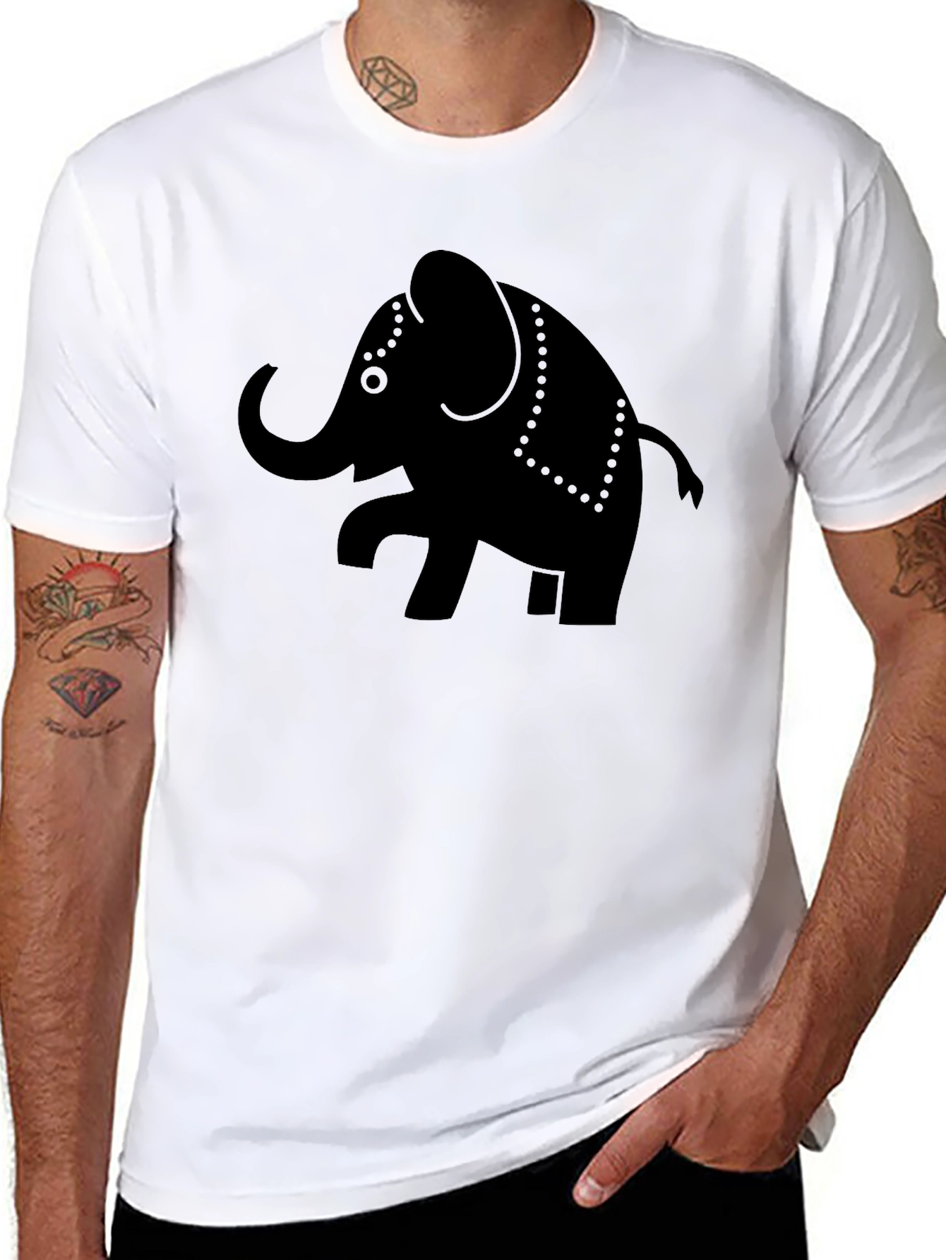 Elephant Graphic T-Shirt - Stylish & Comfortable
