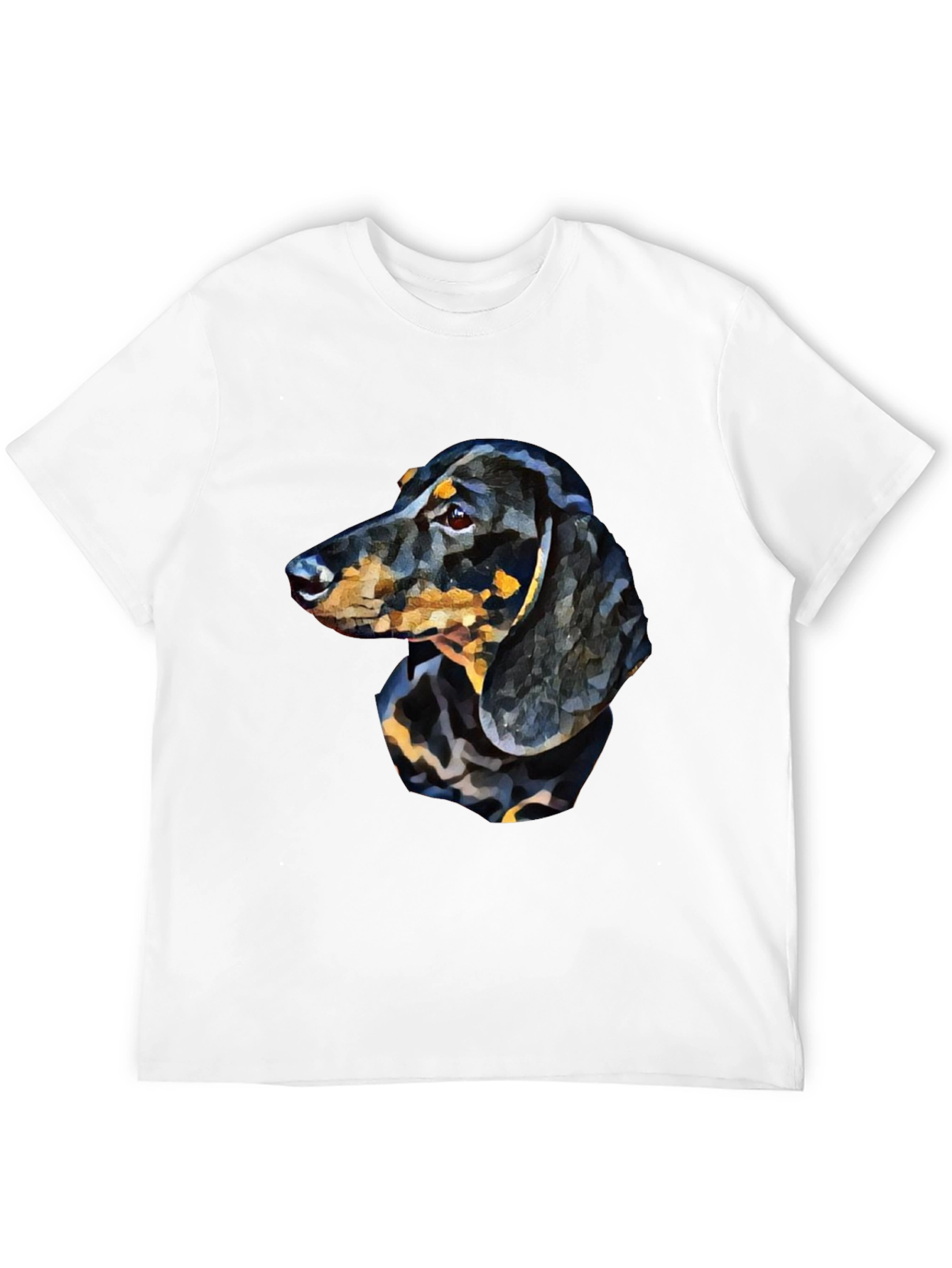 Dachshund Dog Graphic T-Shirt - Black