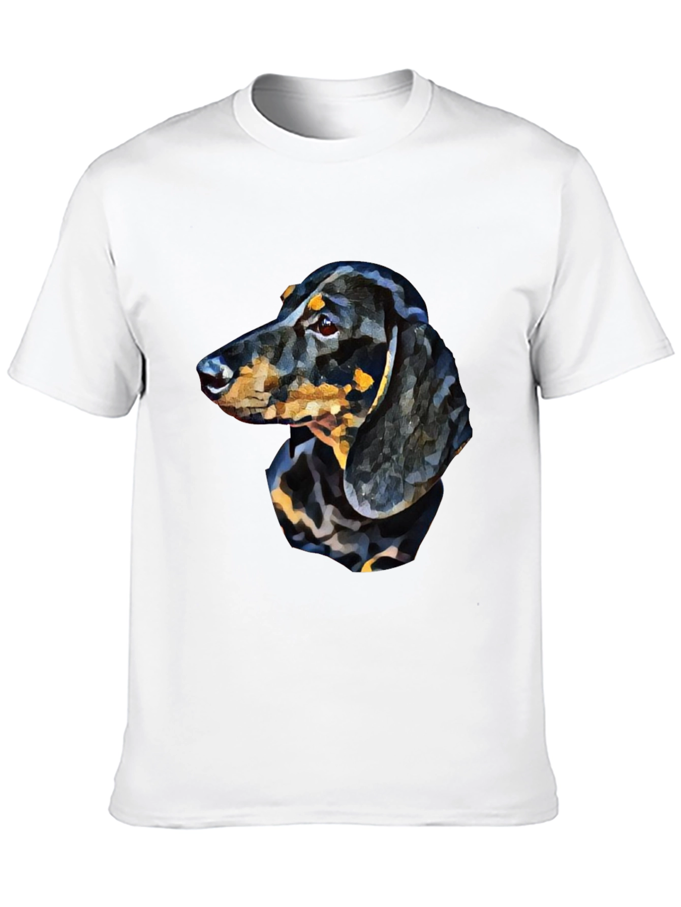 Dachshund Dog Graphic T-Shirt - Black