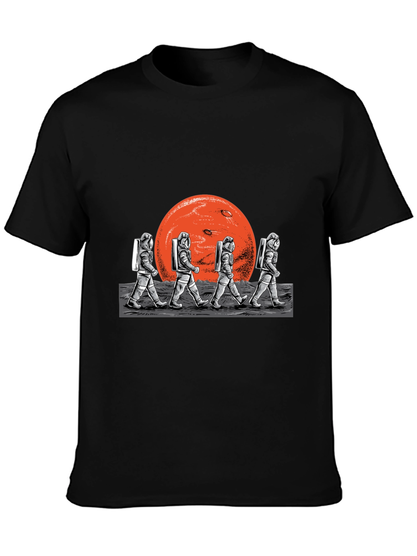 Astronauts on Mars Graphic T-Shirt