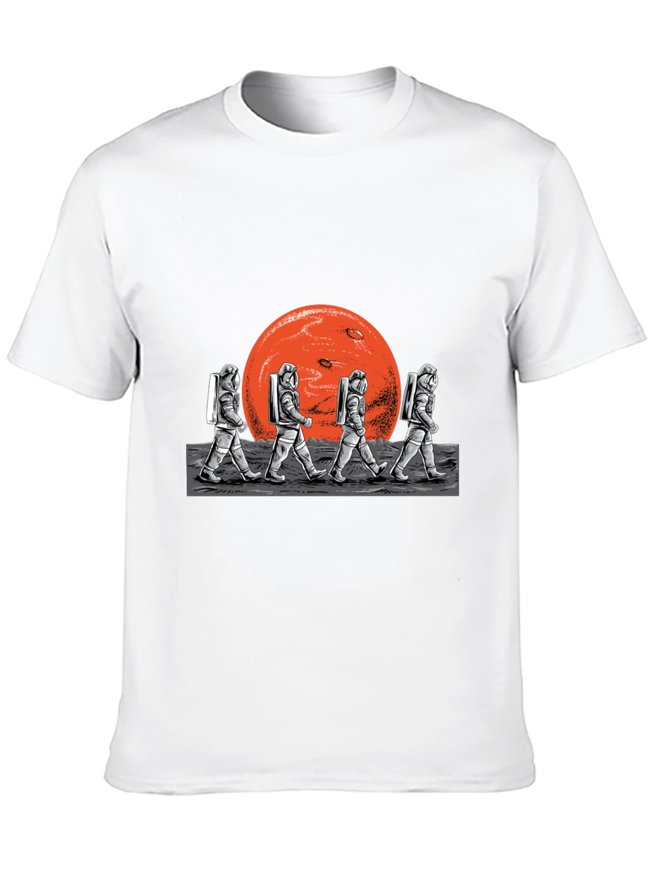 Astronauts on Mars Graphic T-Shirt