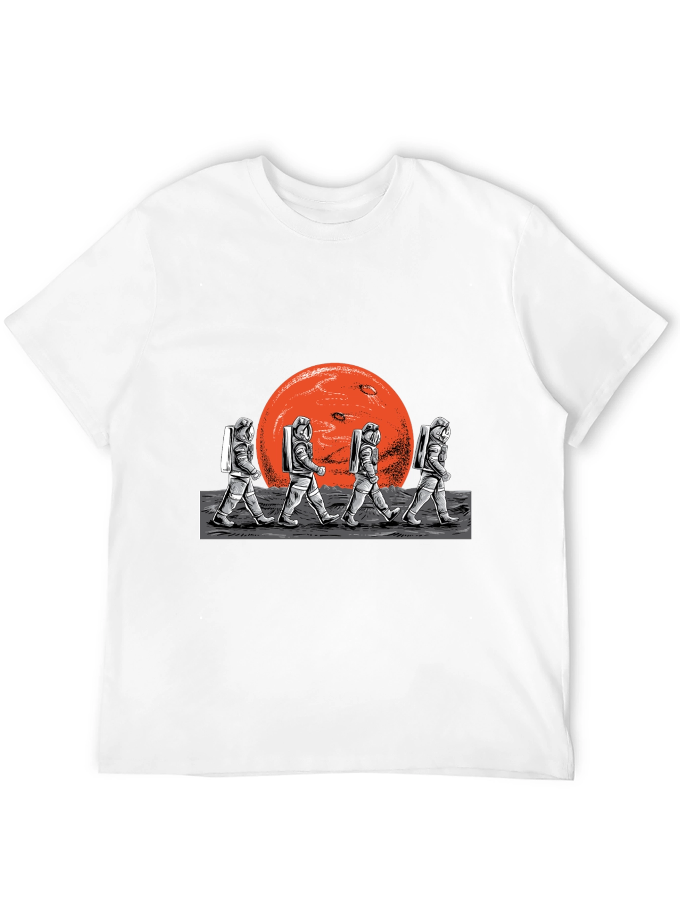 Astronauts on Mars Graphic T-Shirt