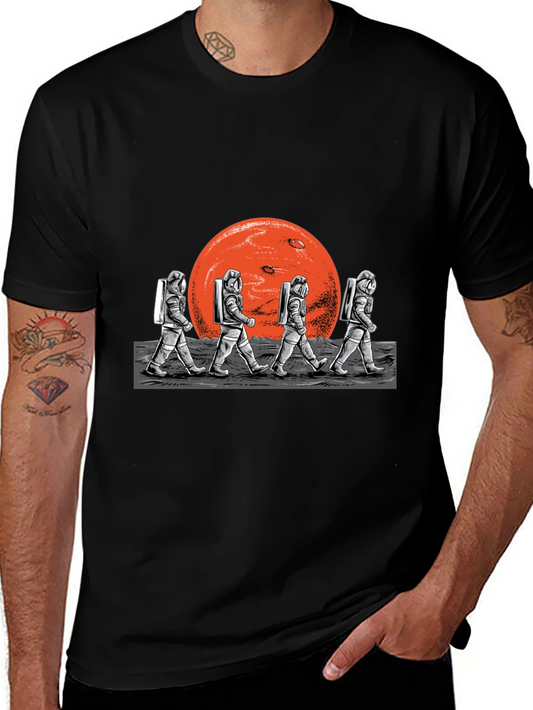 Astronauts on Mars Graphic T-Shirt