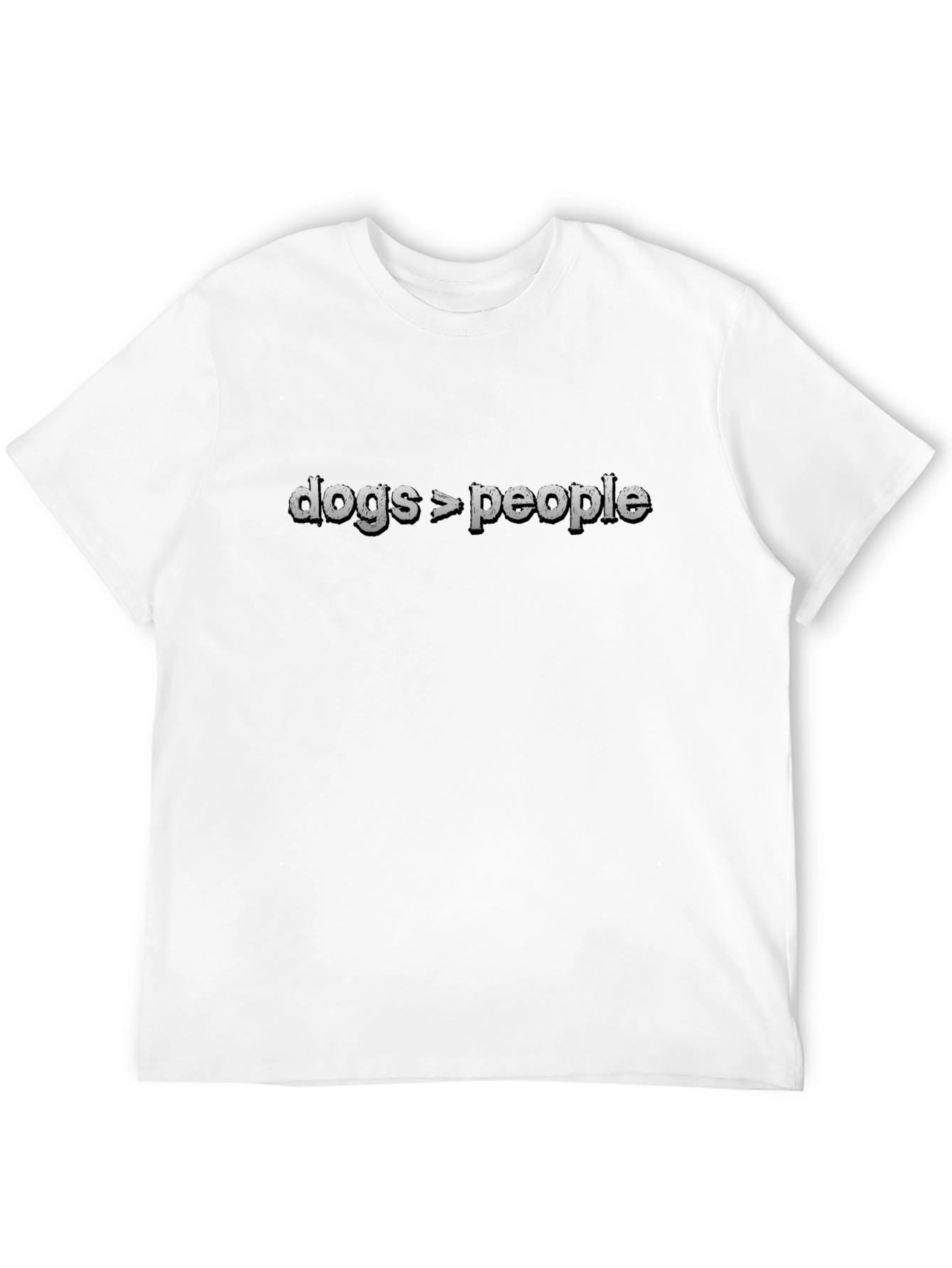 Dogs > People T-Shirt - Funny Pet Lover Tee