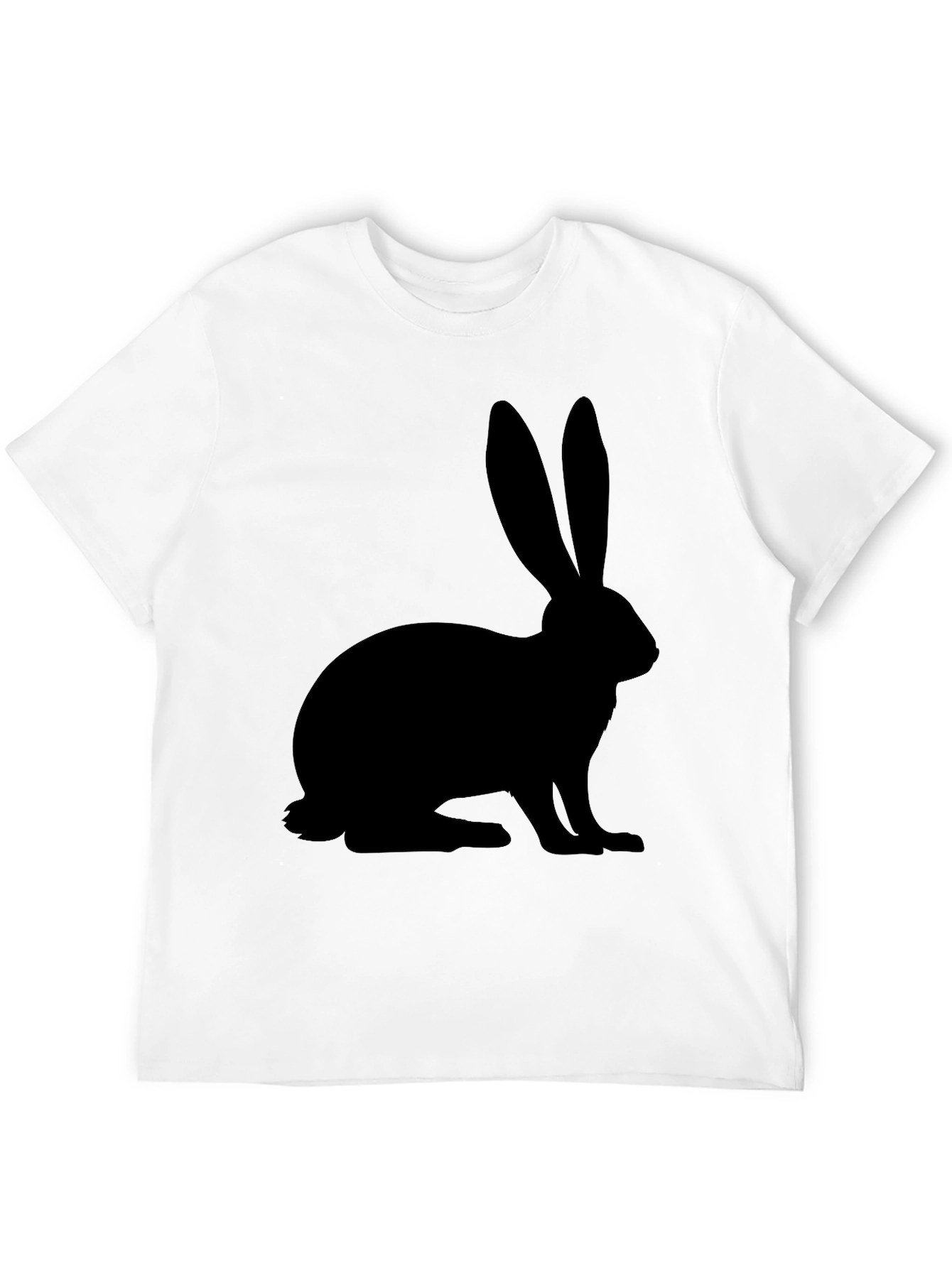 Black Rabbit Graphic T-Shirt - Casual Style