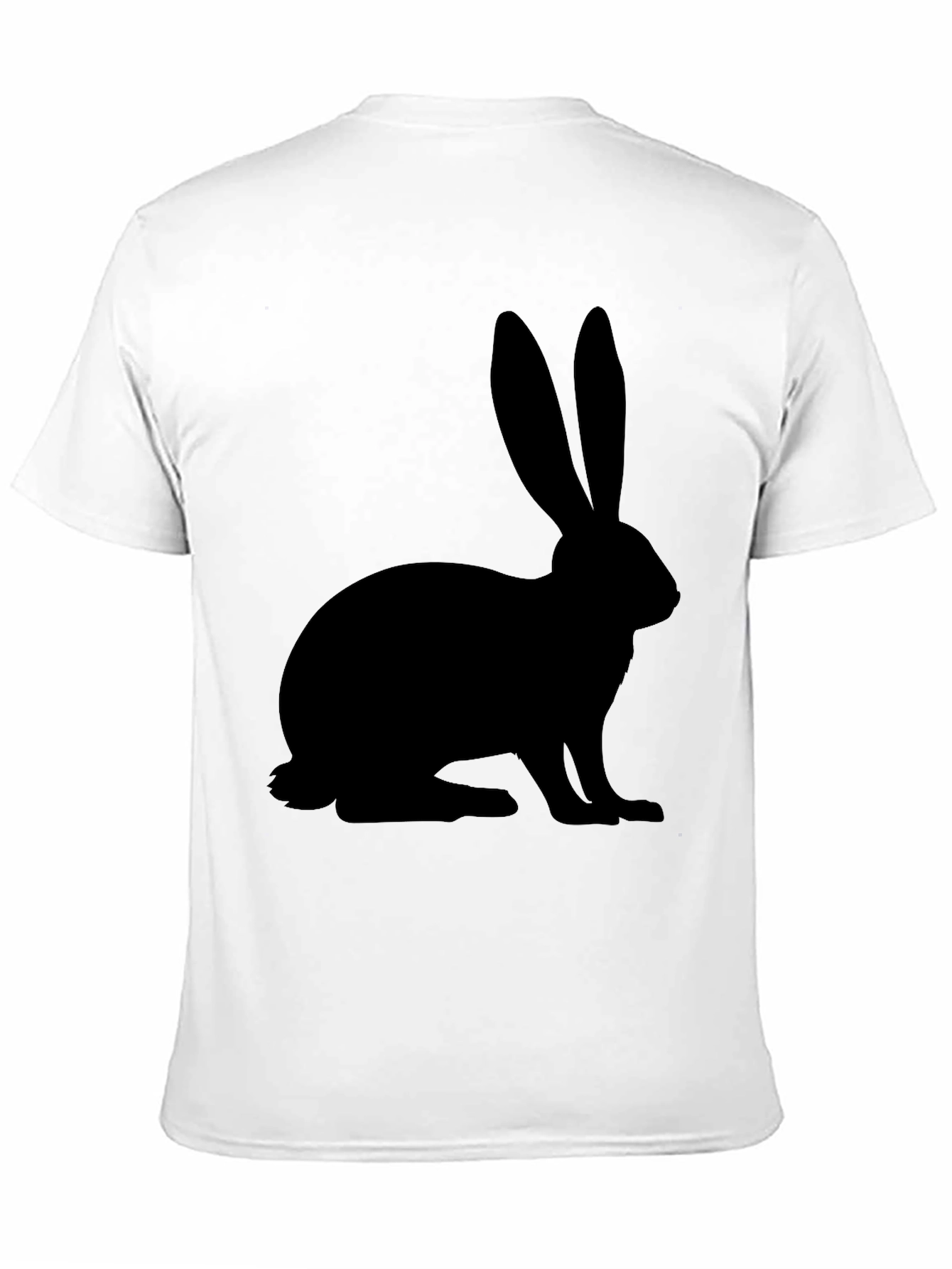 Black Rabbit Graphic T-Shirt - Casual Style