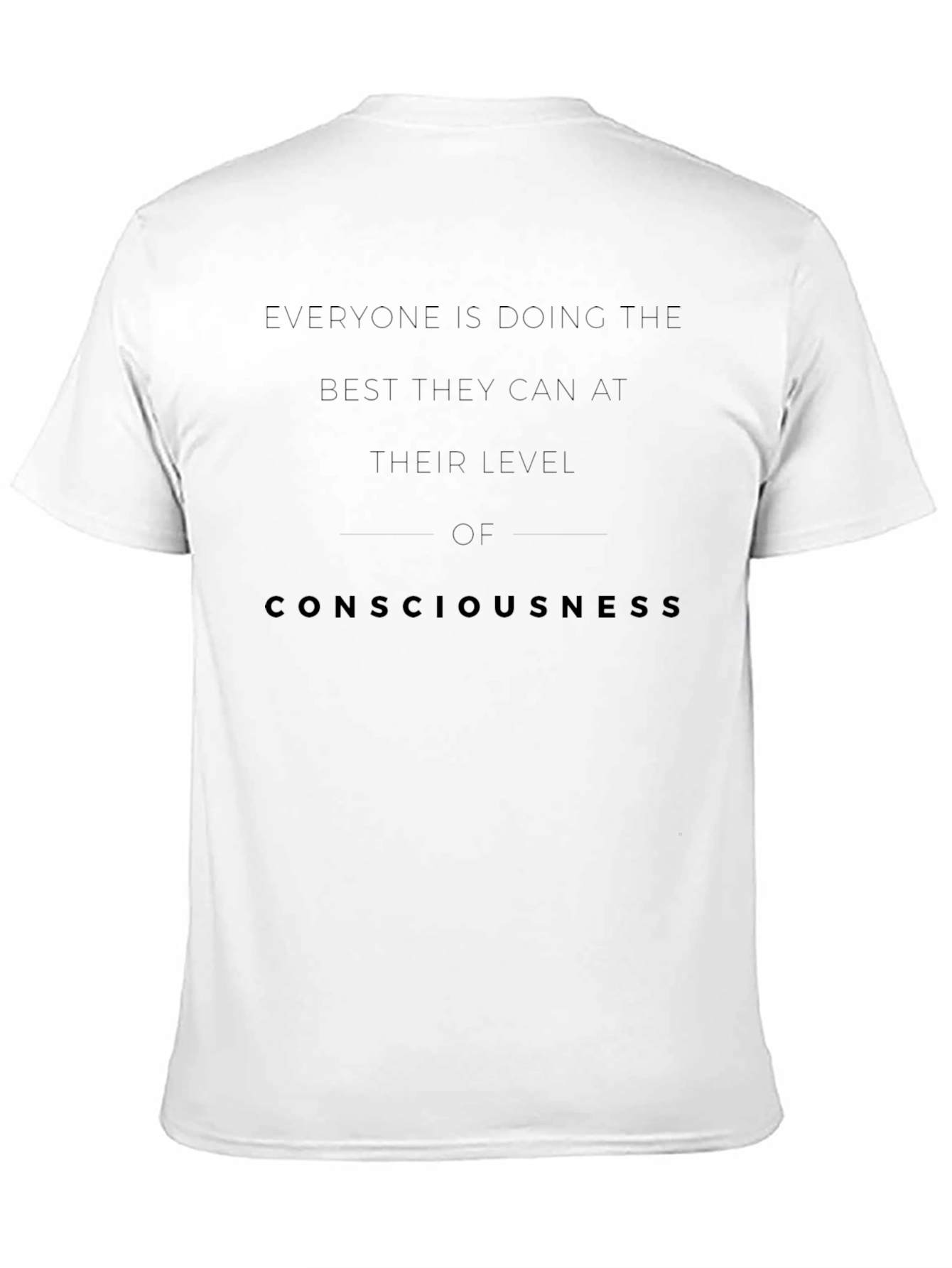 Consciousness Tee - Mens Black Graphic T-Shirt