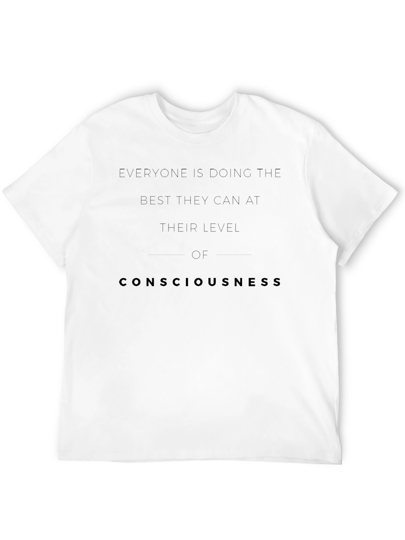 Consciousness Tee - Mens Black Graphic T-Shirt