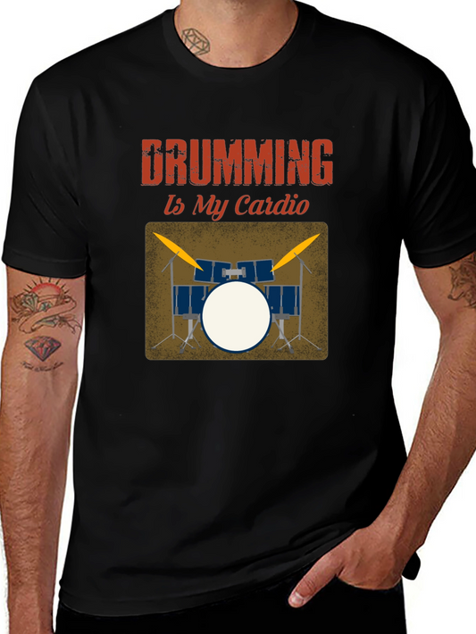 Drumming Is My Cardio Graphic Tee