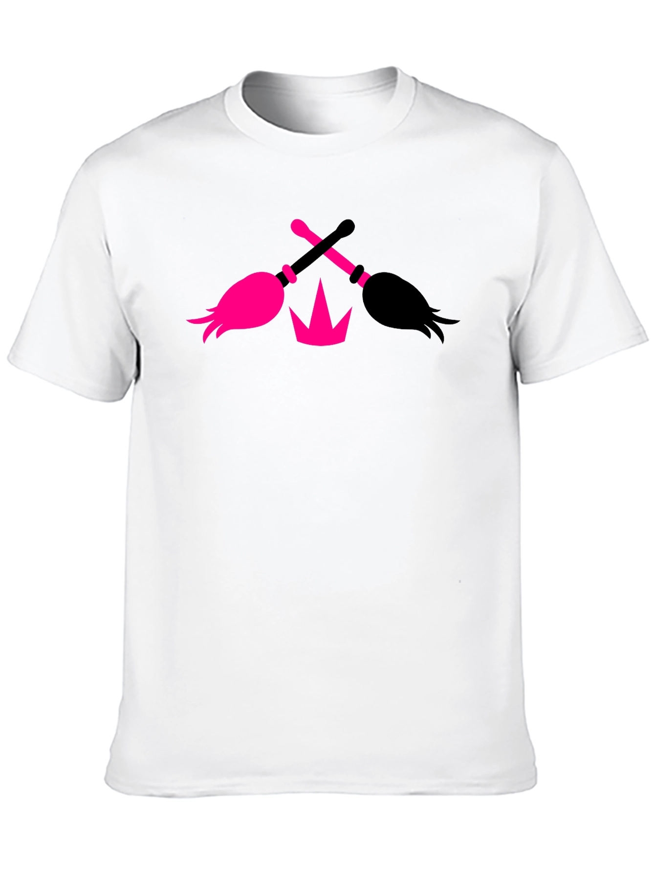 Witches Brooms Crown Tee - Fun Stylish Design