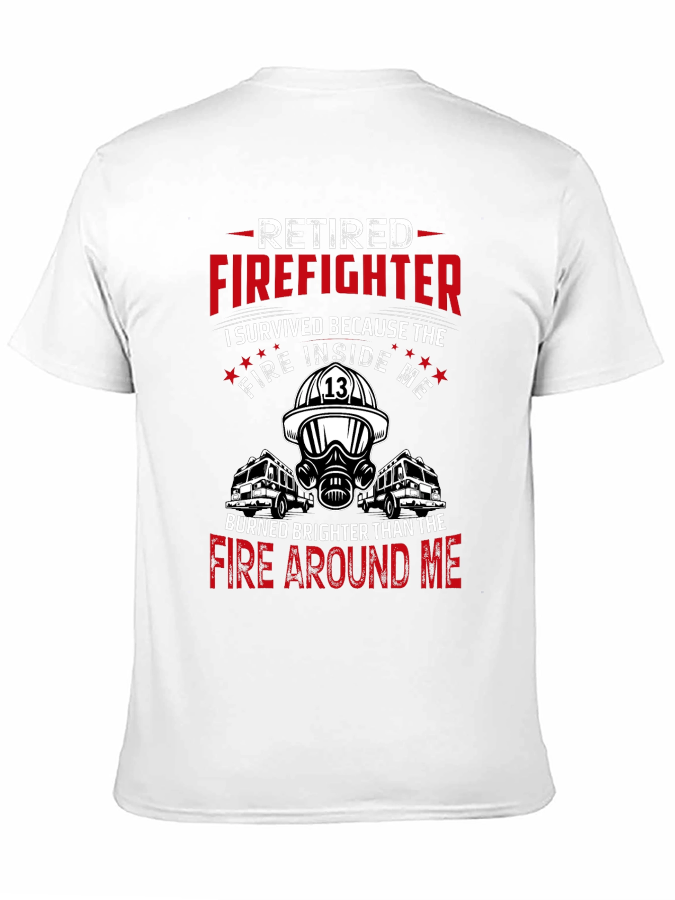 Retired Firefighter Graphic Tee