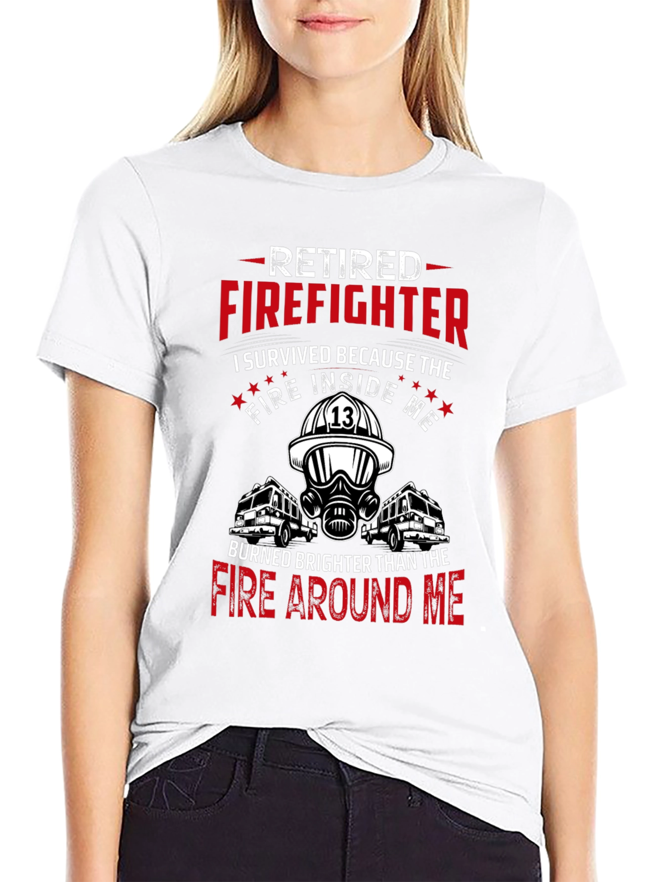 Retired Firefighter Graphic Tee