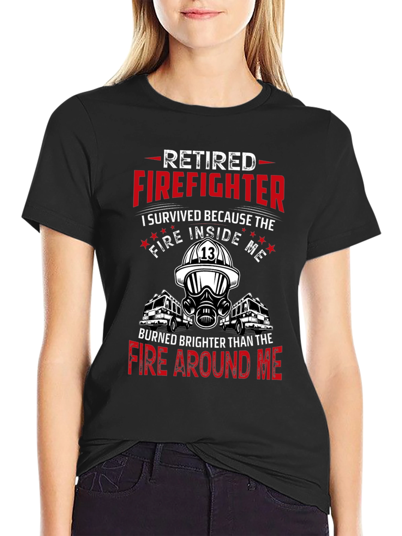Retired Firefighter Graphic Tee