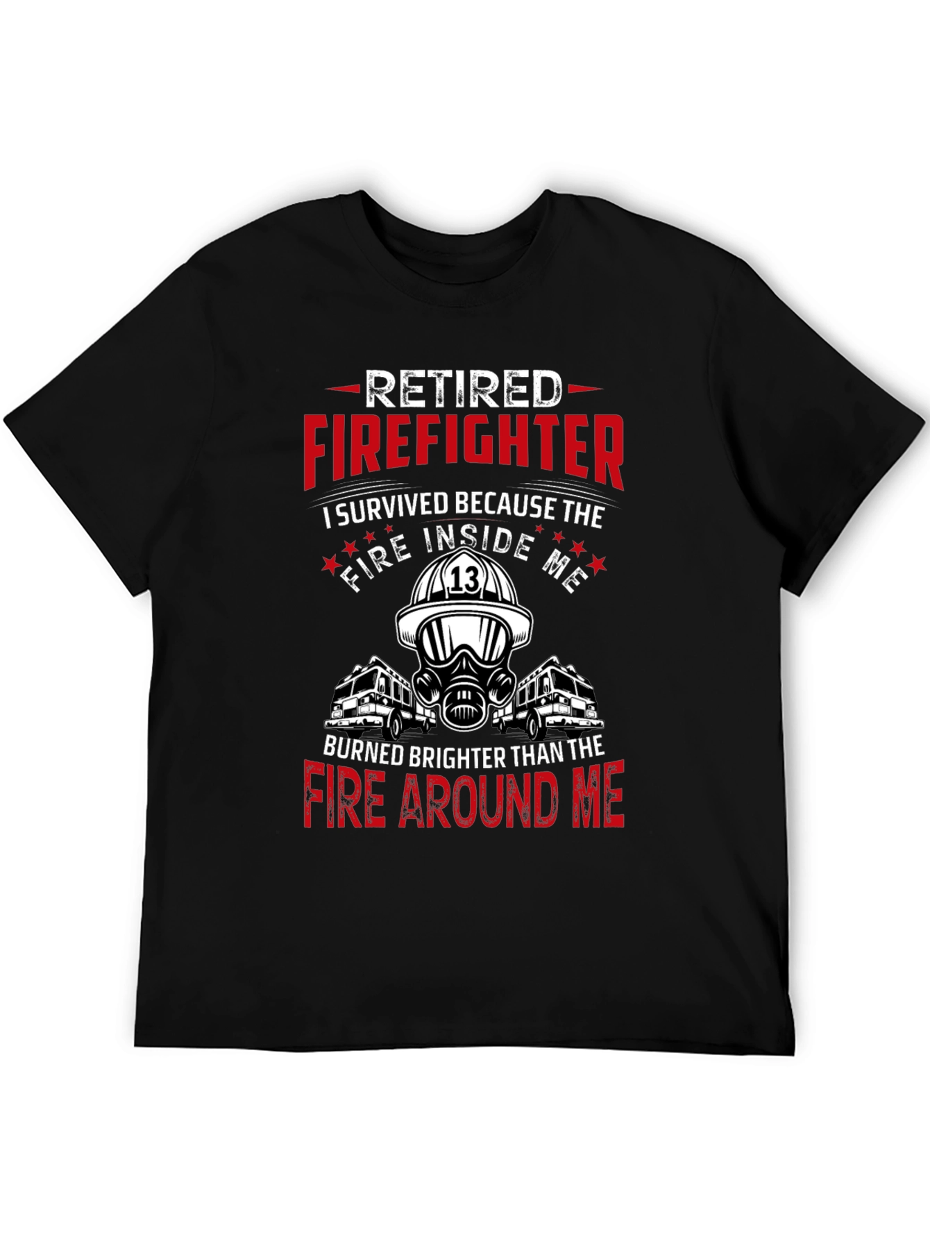 Retired Firefighter Graphic Tee