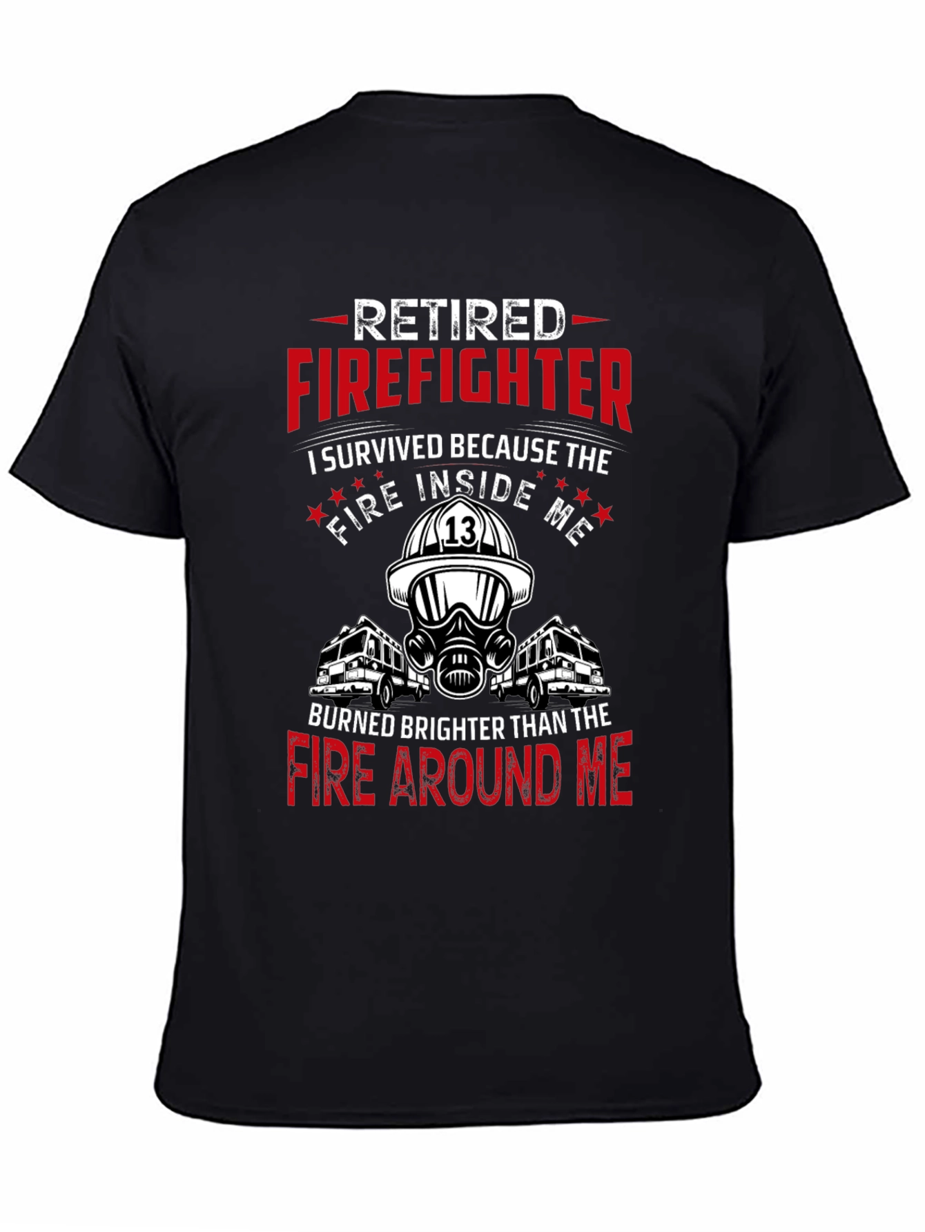 Retired Firefighter Graphic Tee