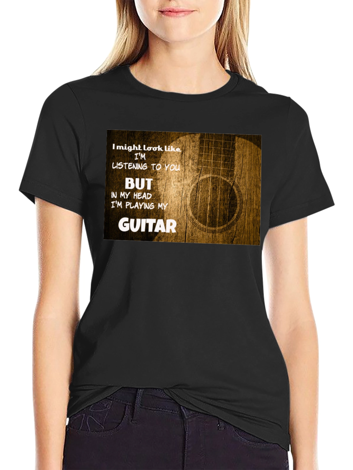 Guitar Player T-Shirt: Im Playing My Guitar