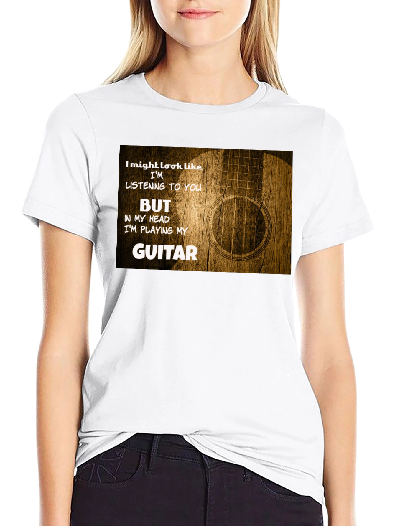 Guitar Player T-Shirt: Im Playing My Guitar