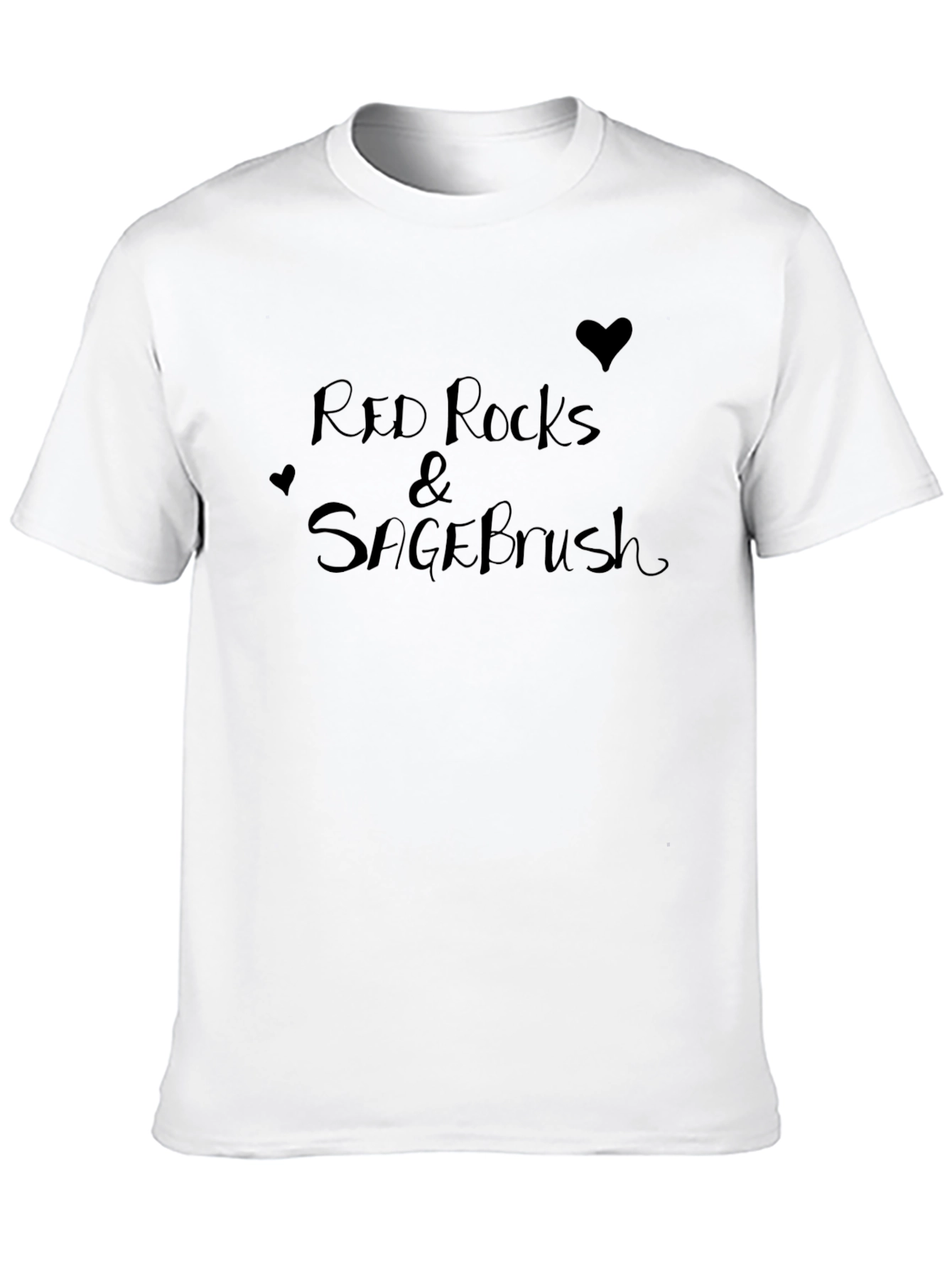 Red Rocks & Sagebrush Graphic Tee - Black