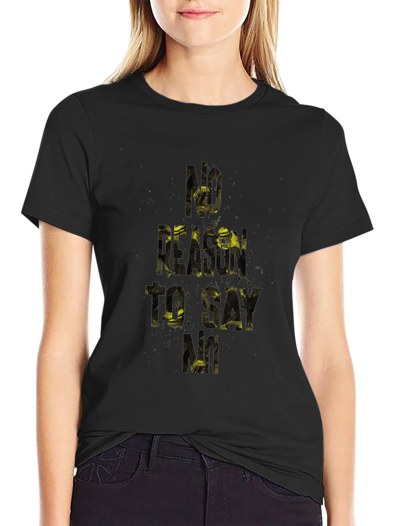 Abstract No Reason To Stay Graphic T-Shirt