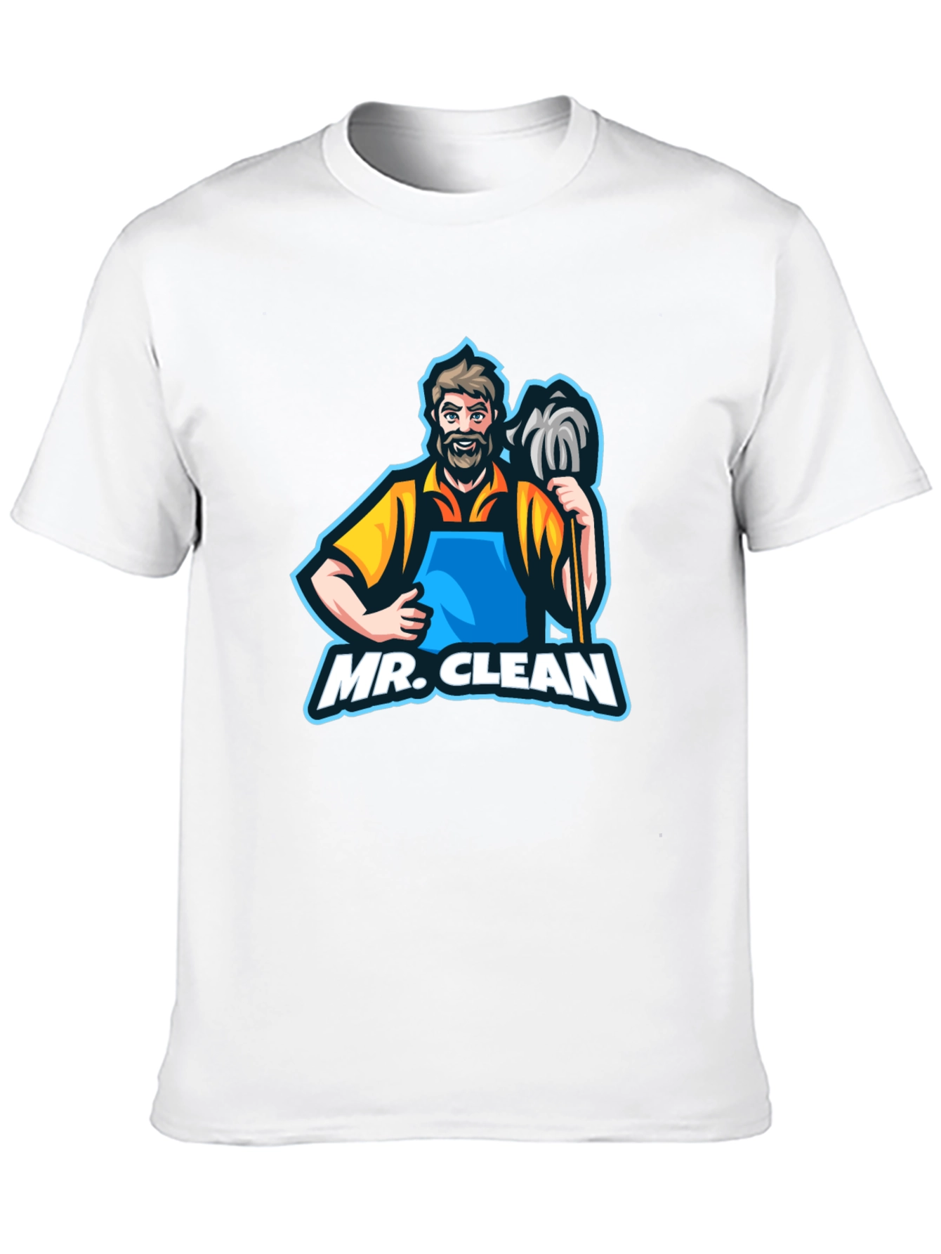 Mr. Clean Graphic T-Shirt - Black