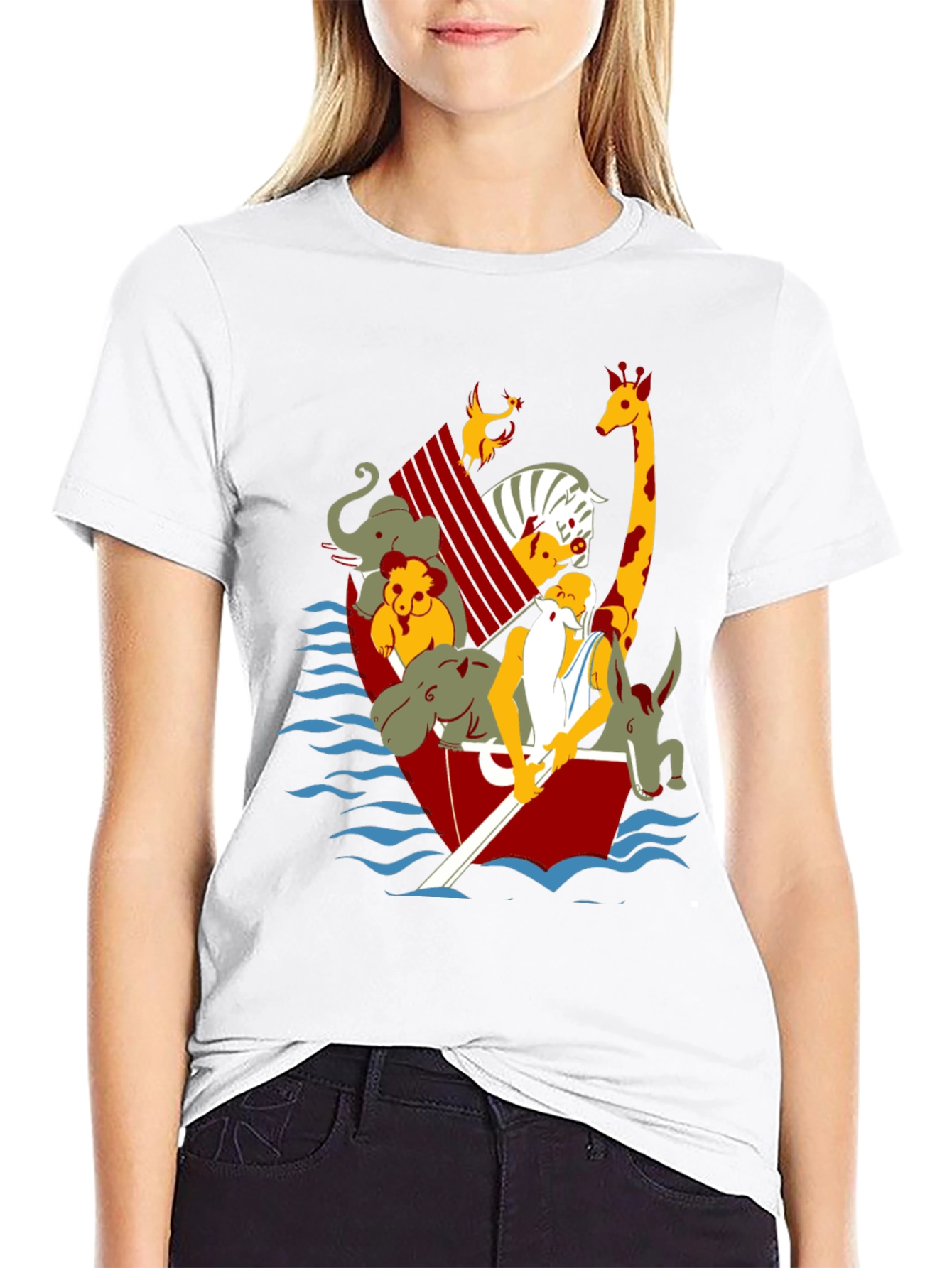 Noahs Ark Graphic Tee - Unisex Black T-Shirt