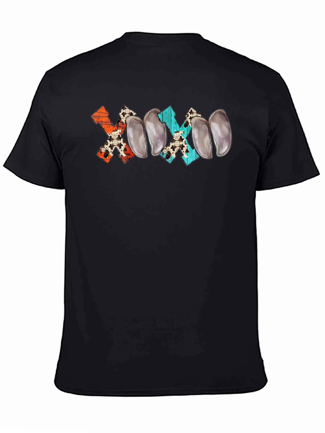 Novelty XOXO Black Graphic Tee