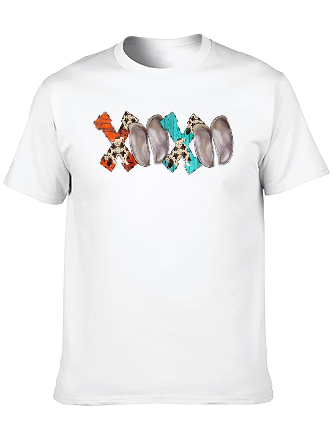 Novelty XOXO Black Graphic Tee