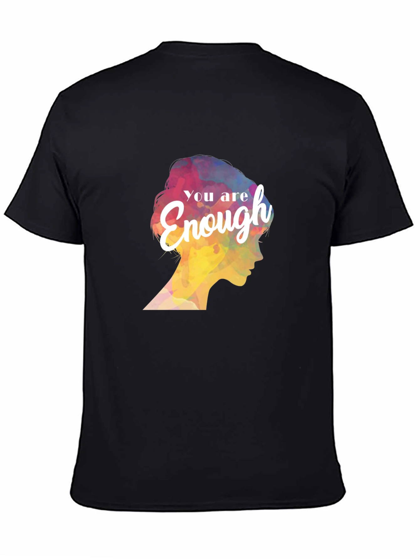 You Are Enough Graphic Tee - Black T-Shirt