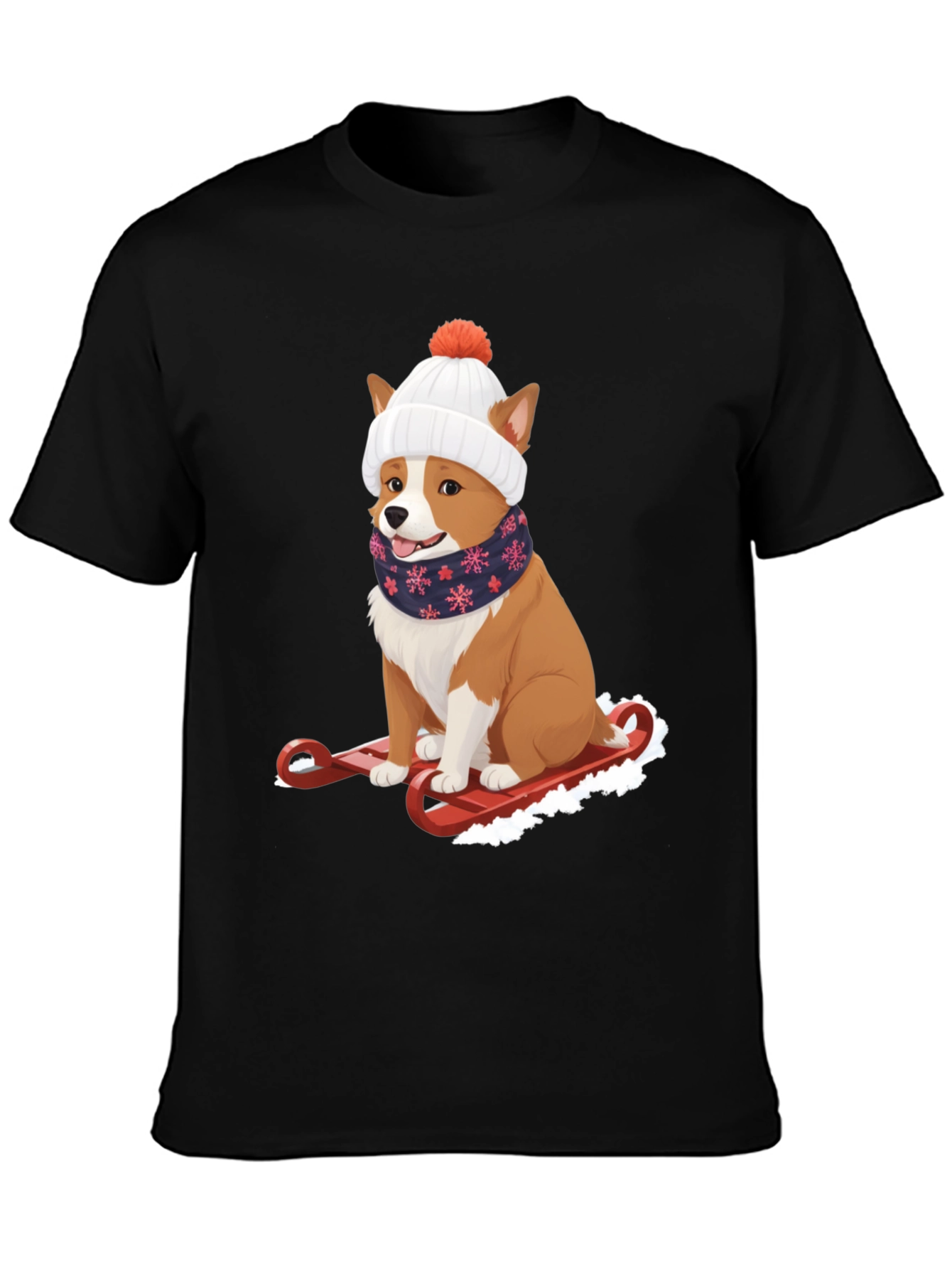 Dog Sledding Winter T-Shirt
