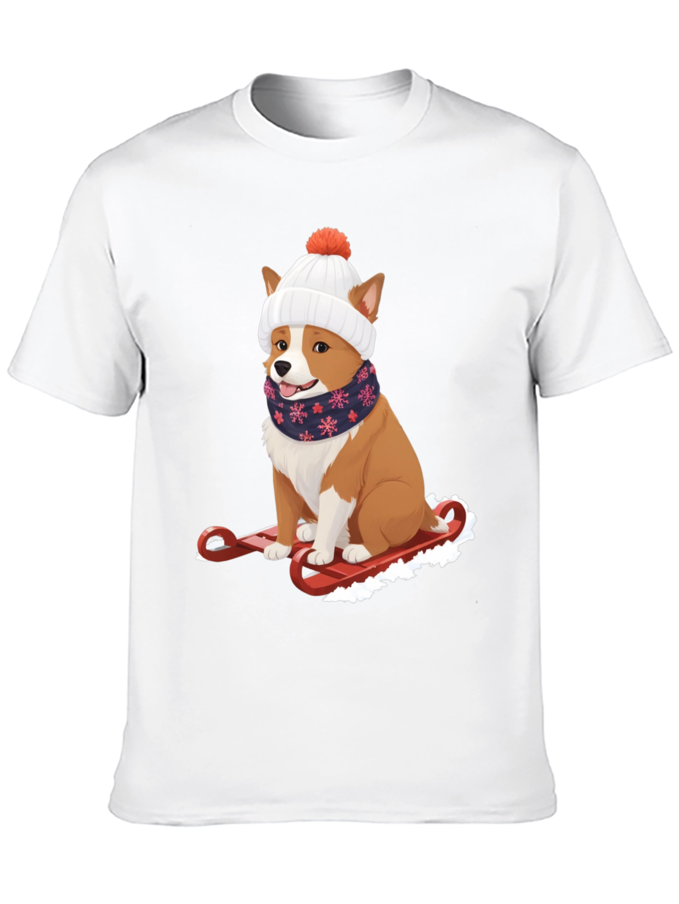Dog Sledding Winter T-Shirt