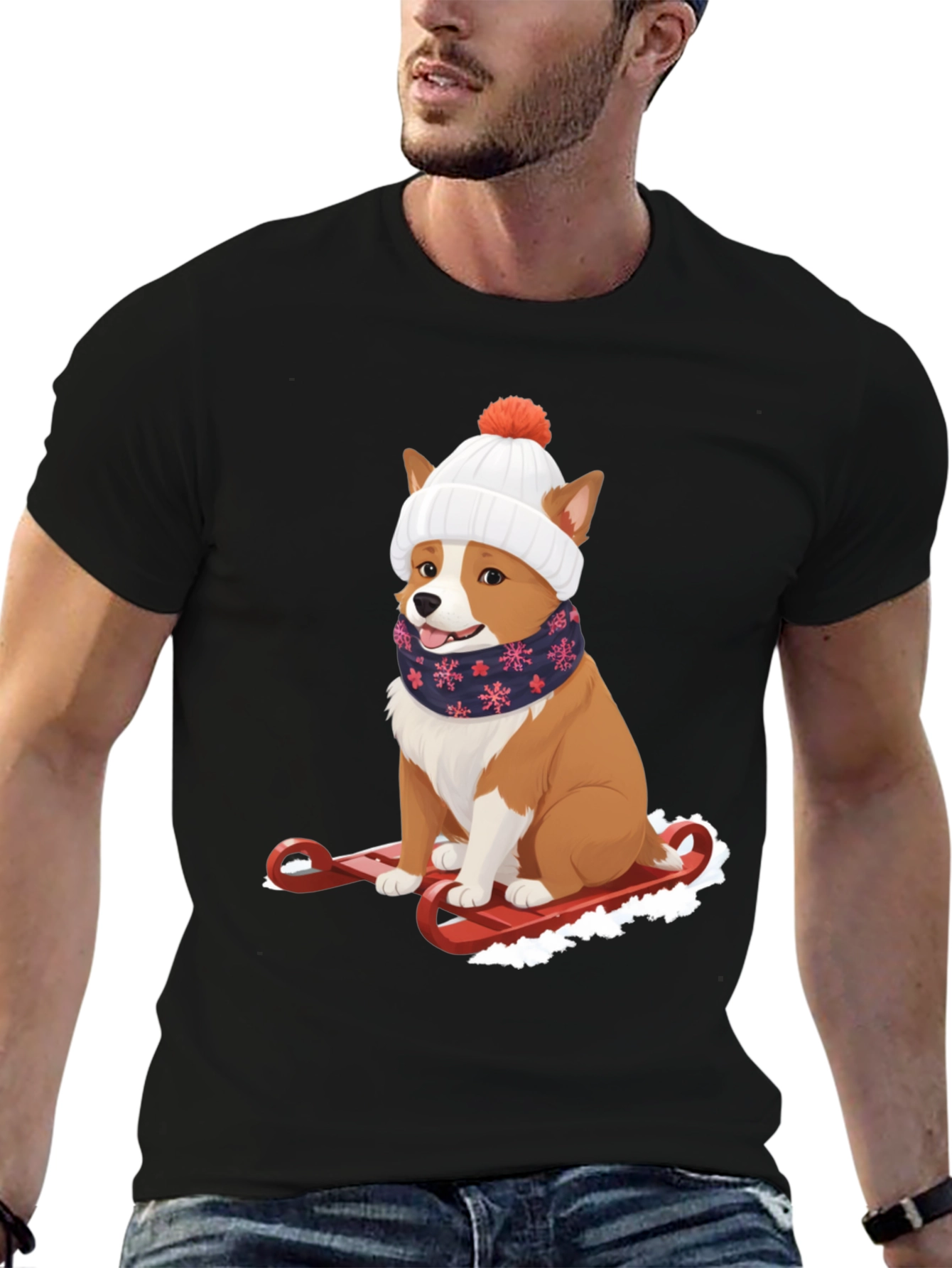Dog Sledding Winter T-Shirt