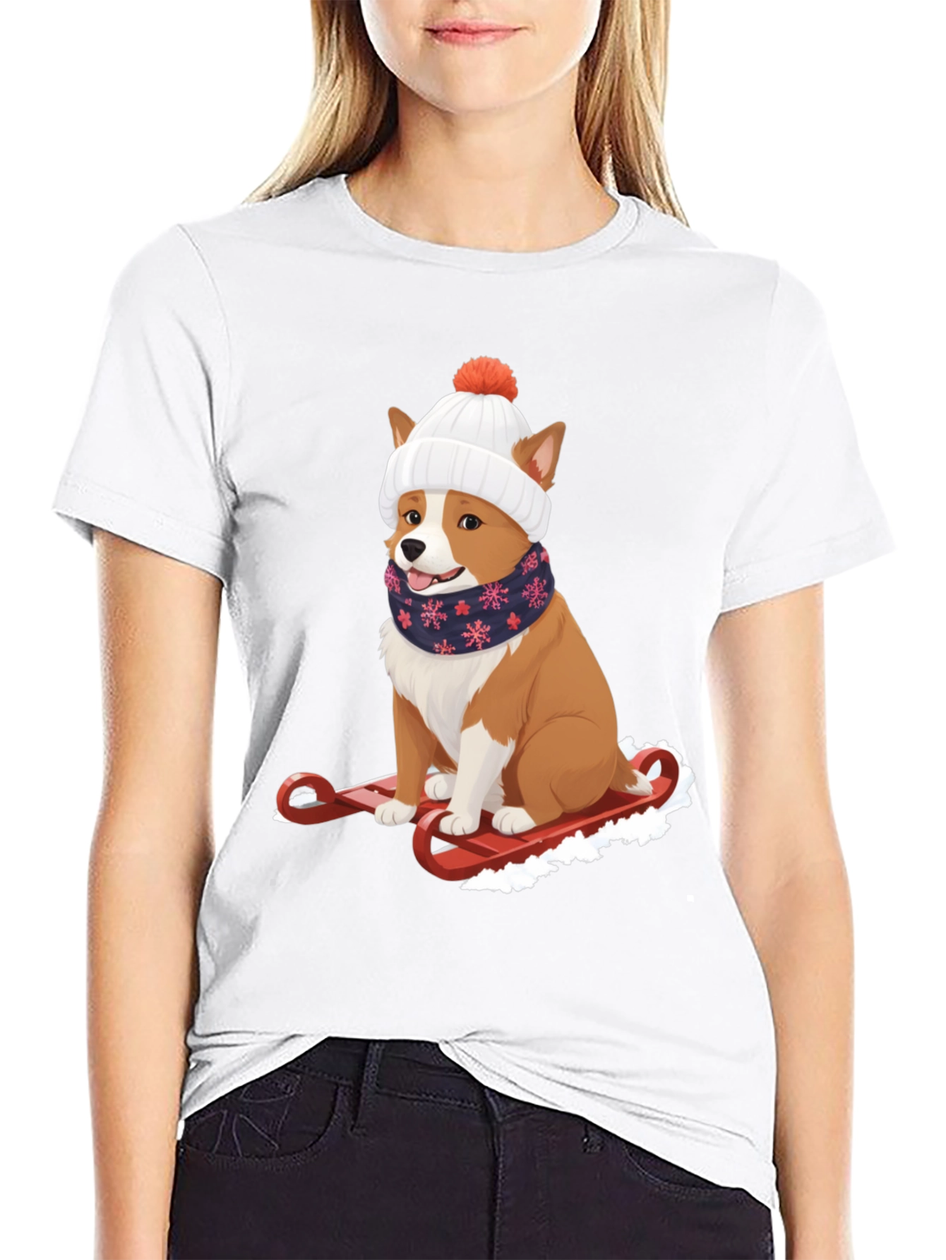 Dog Sledding Winter T-Shirt