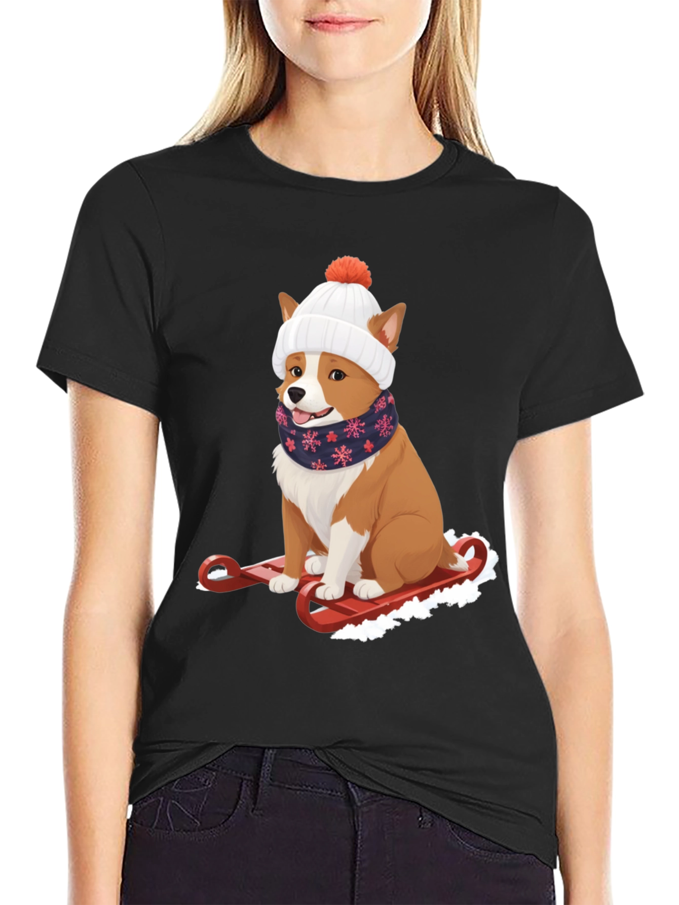 Dog Sledding Winter T-Shirt