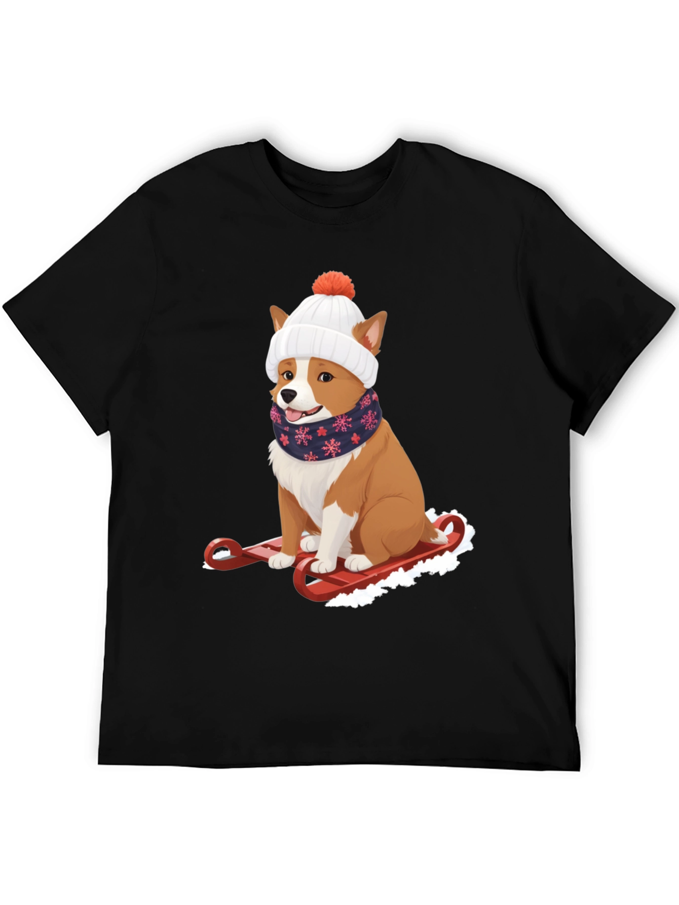 Dog Sledding Winter T-Shirt