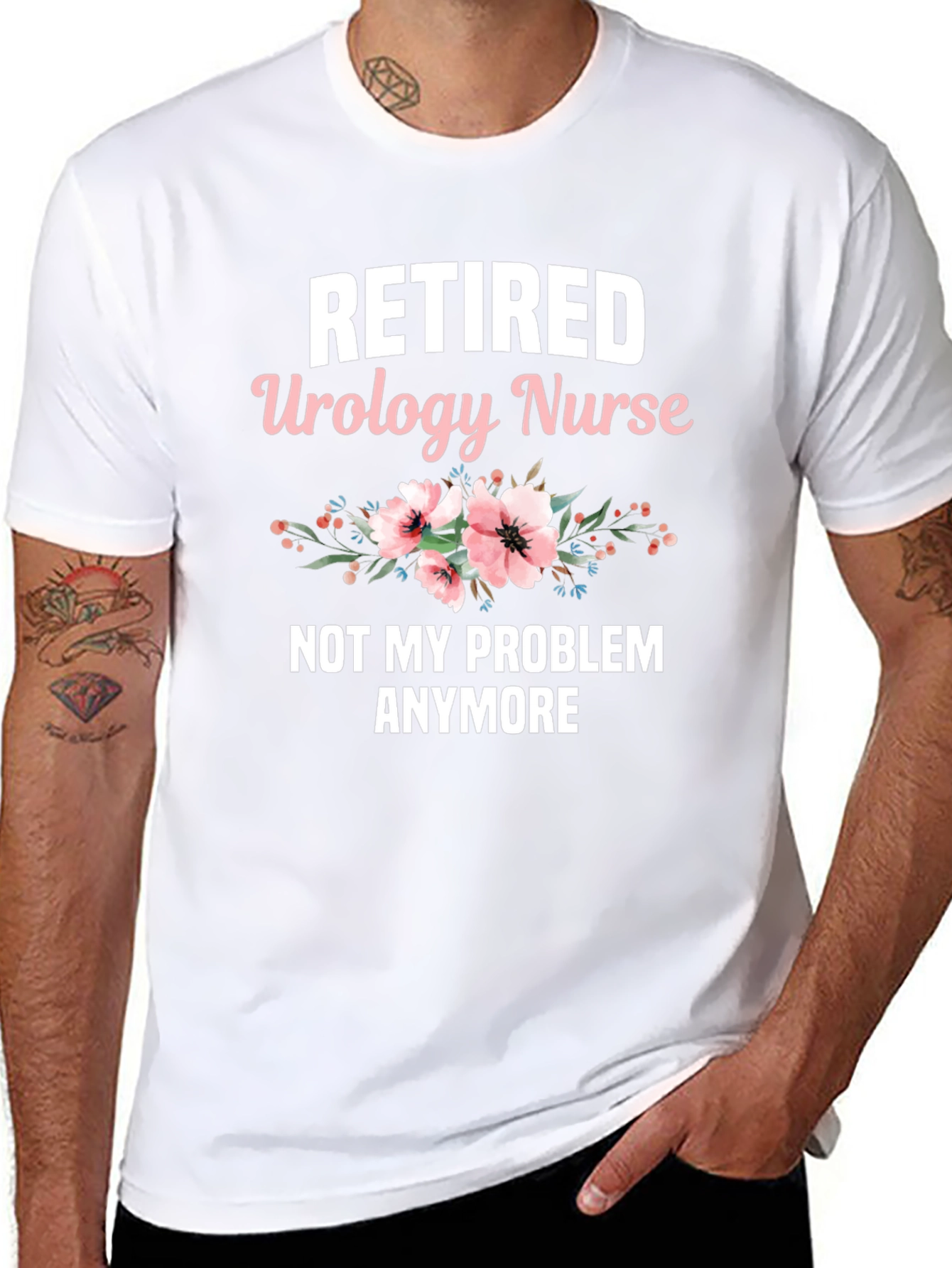 Retired Urology Nurse Graphic T-Shirt