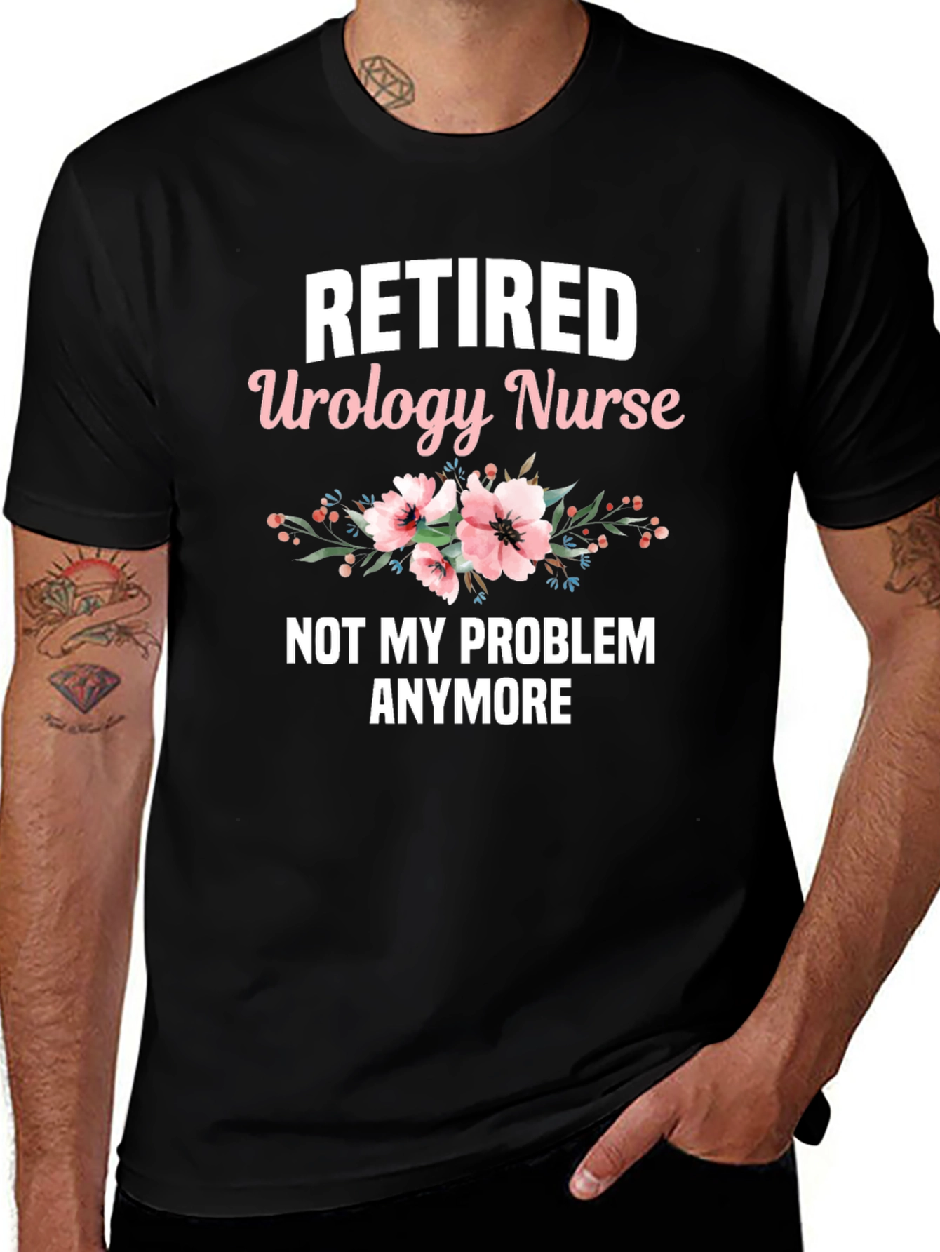 Retired Urology Nurse Graphic T-Shirt