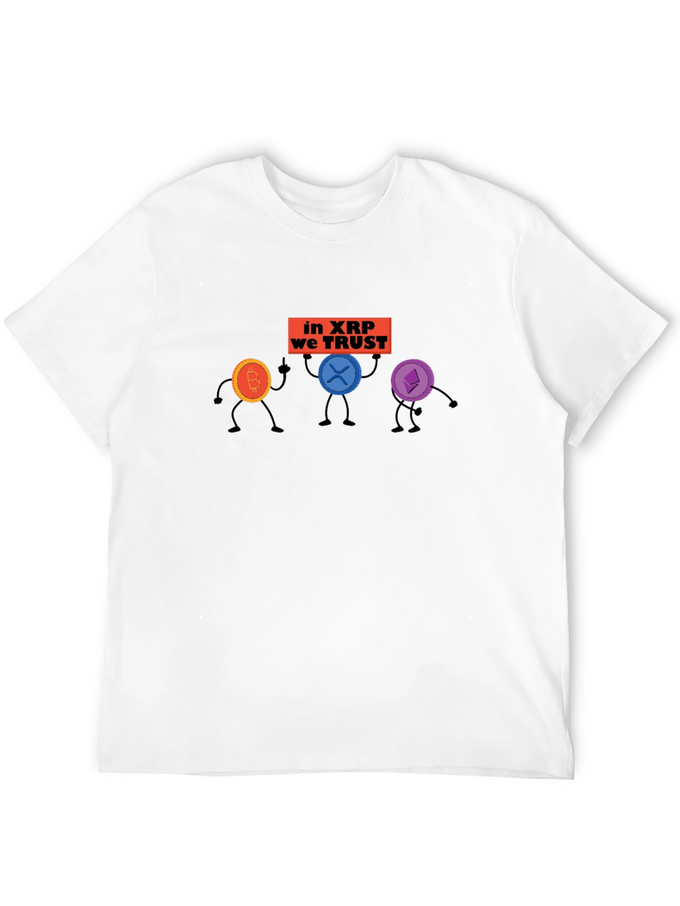 XRP Trust Crypto Tee - Bitcoin Ethereum XRP