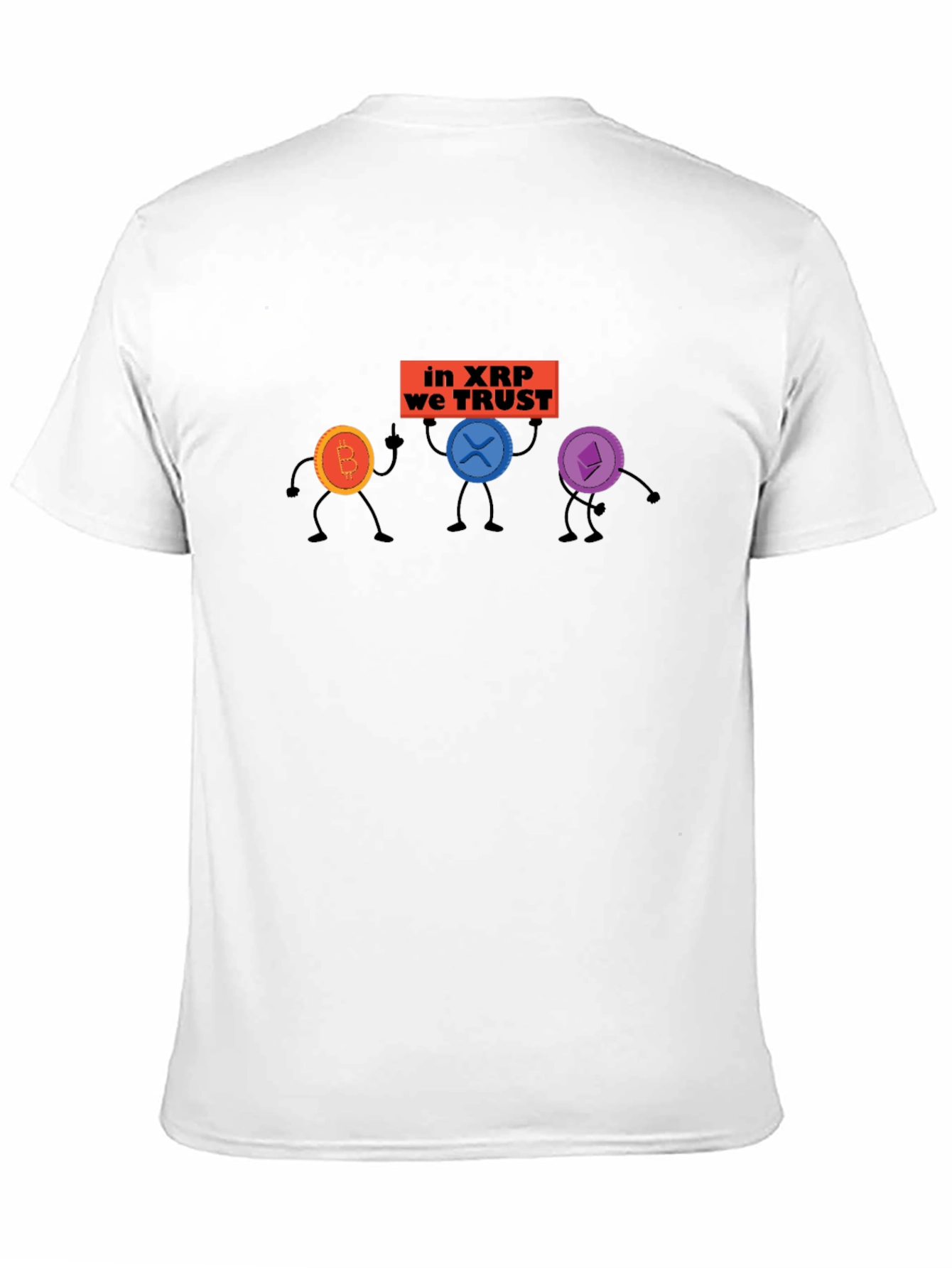 XRP Trust Crypto Tee - Bitcoin Ethereum XRP