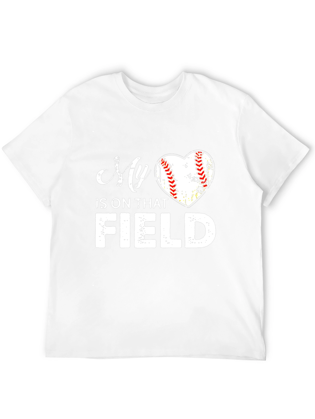 My Heart is on That Field Baseball T-Shirt