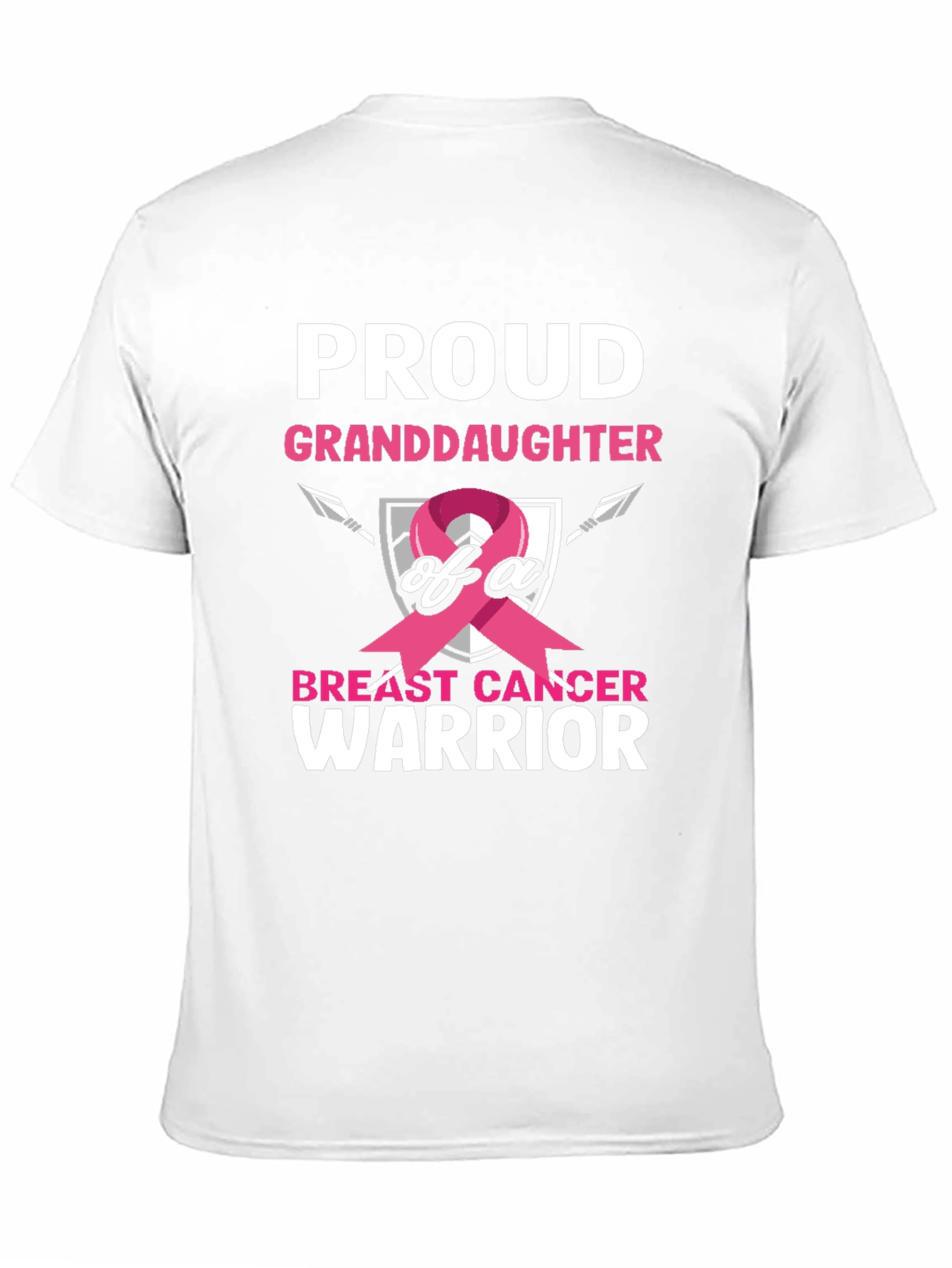 Proud Granddaughter Breast Cancer Warrior T-Shirt