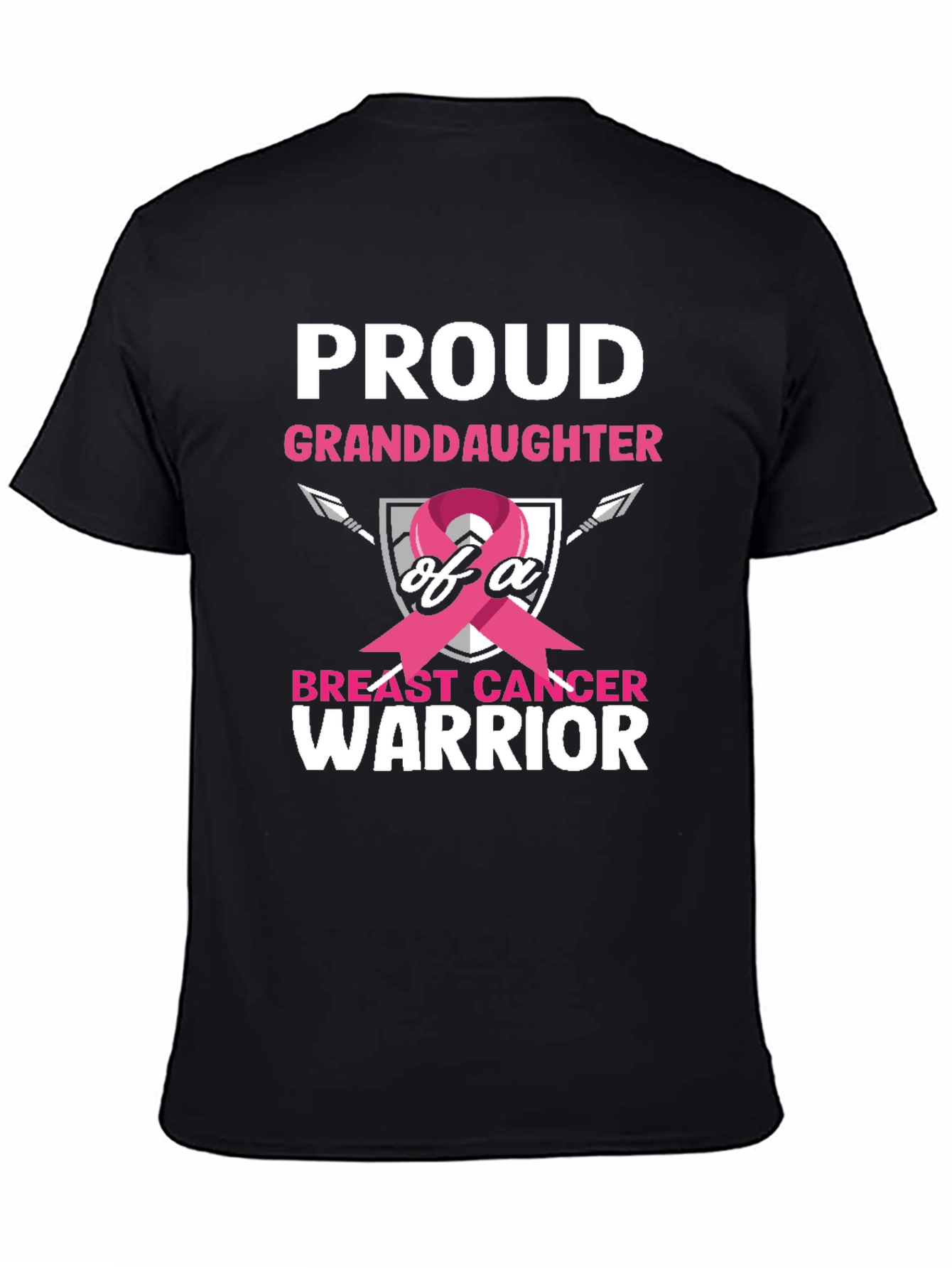 Proud Granddaughter Breast Cancer Warrior T-Shirt
