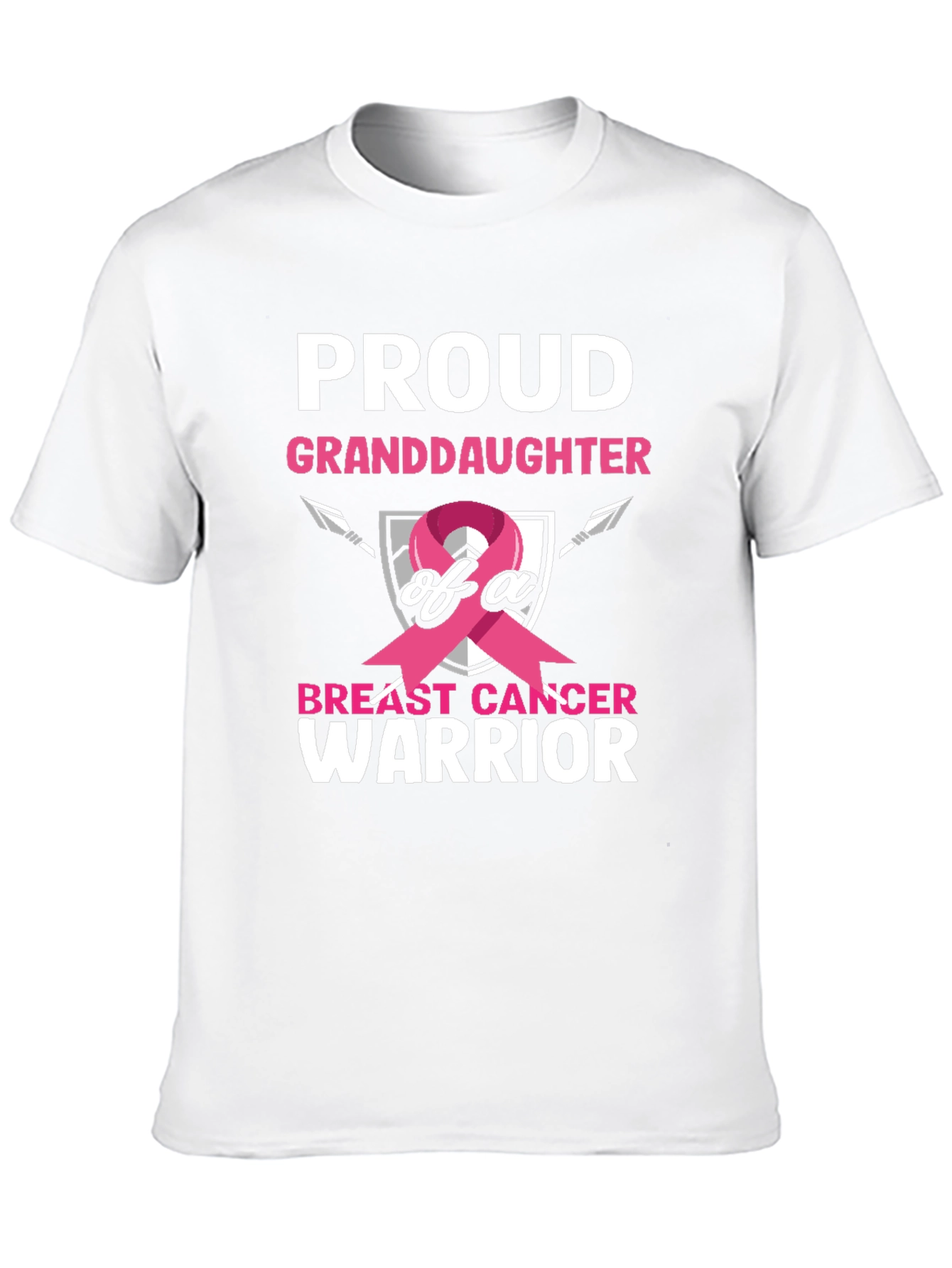 Proud Granddaughter Breast Cancer Warrior T-Shirt