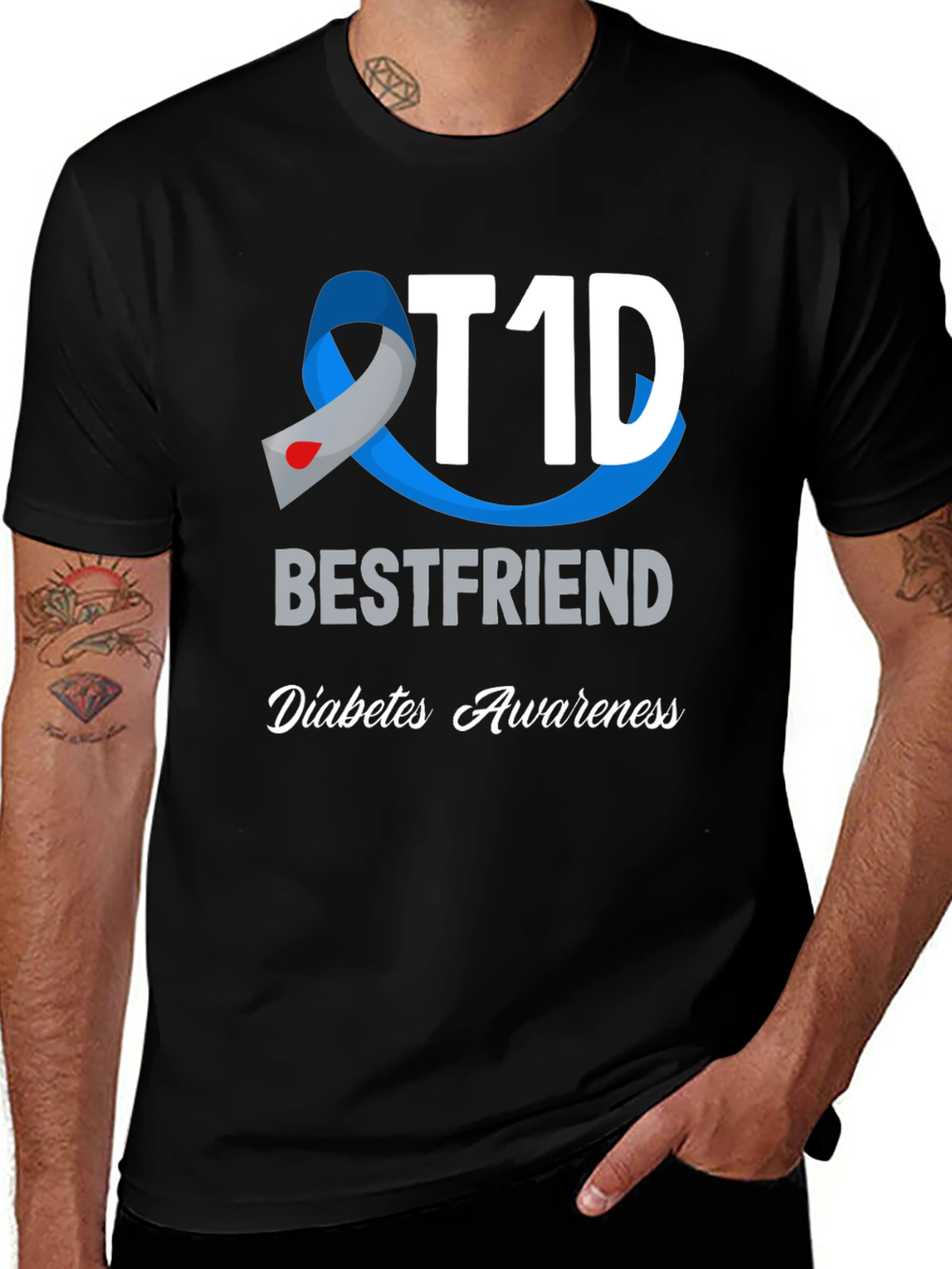 T1D Bestfriend Diabetes Awareness T-Shirt