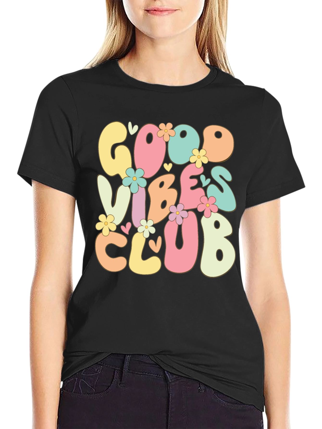 Good Vibes Club Graphic T-Shirt