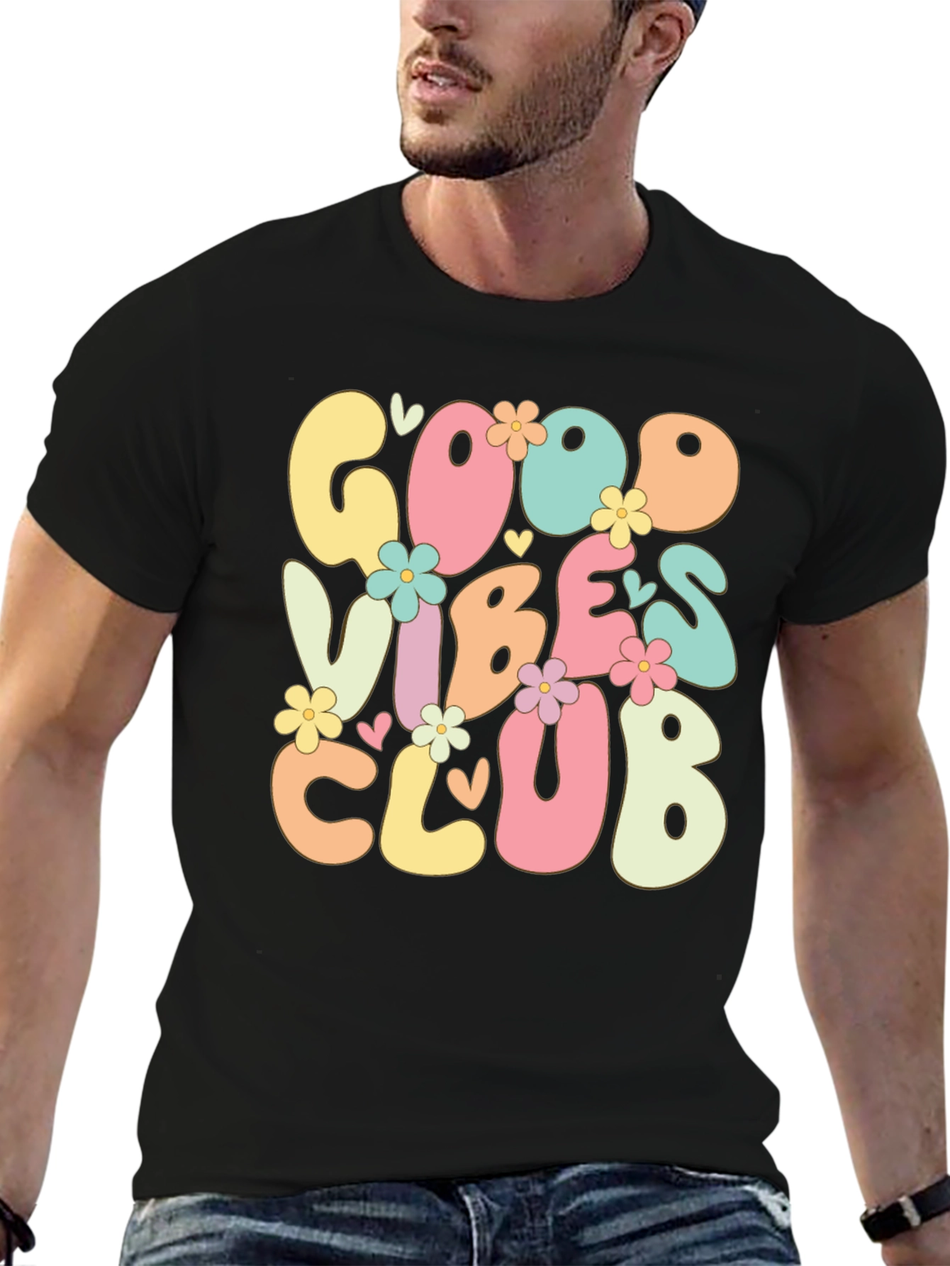 Good Vibes Club Graphic T-Shirt