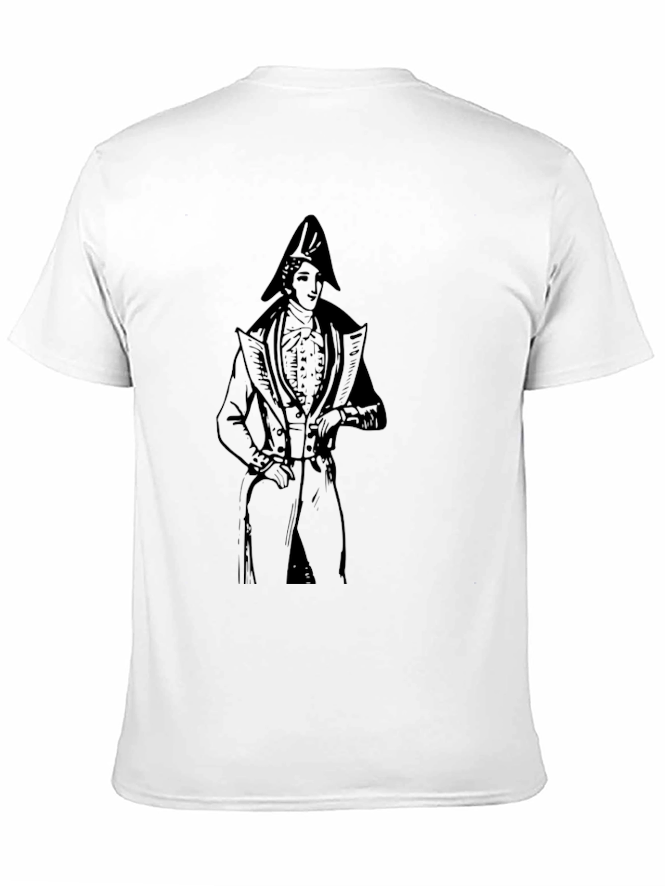 Napoleon Graphic Print Tee - Classic Black Cotton T-Shirt